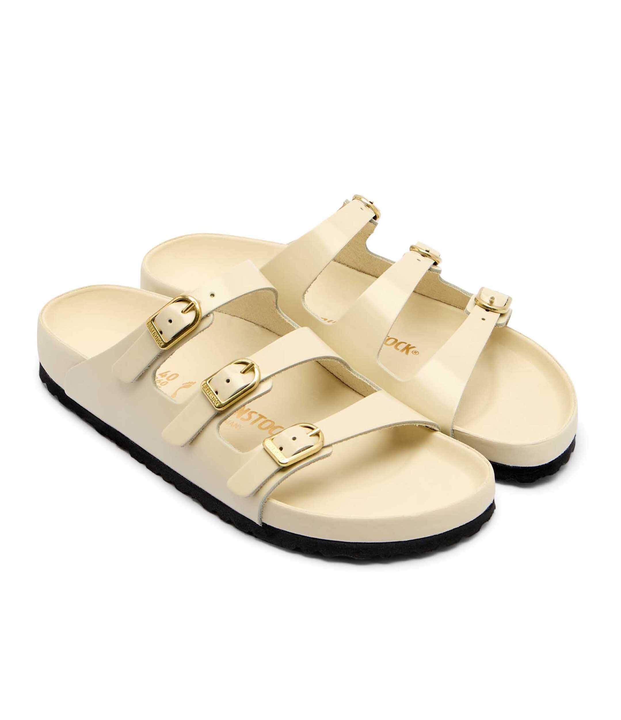 Birkenstock De piele șlapi Florida D-Buckle | narrow fit