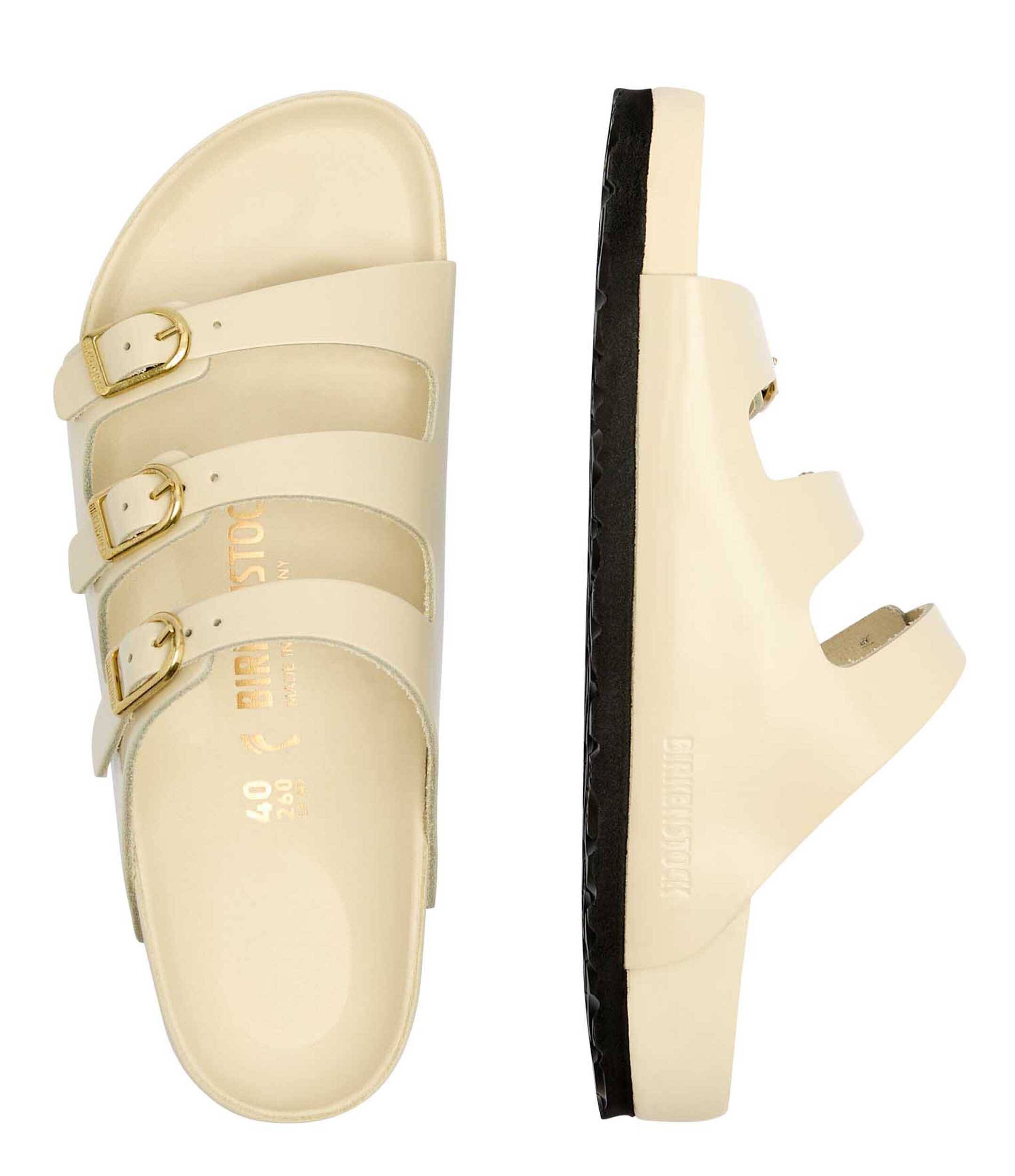 Birkenstock De piele șlapi Florida D-Buckle | narrow fit