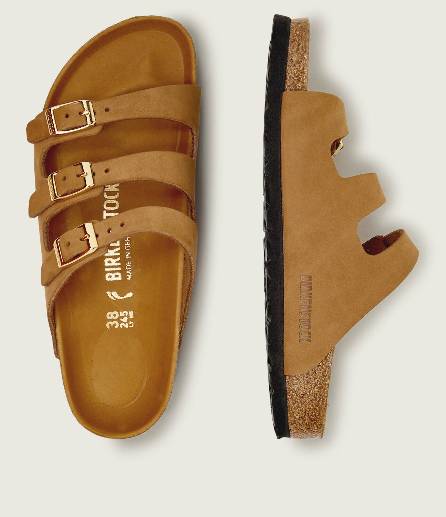 Birkenstock De piele șlapi Florida Fresh | narrow fit