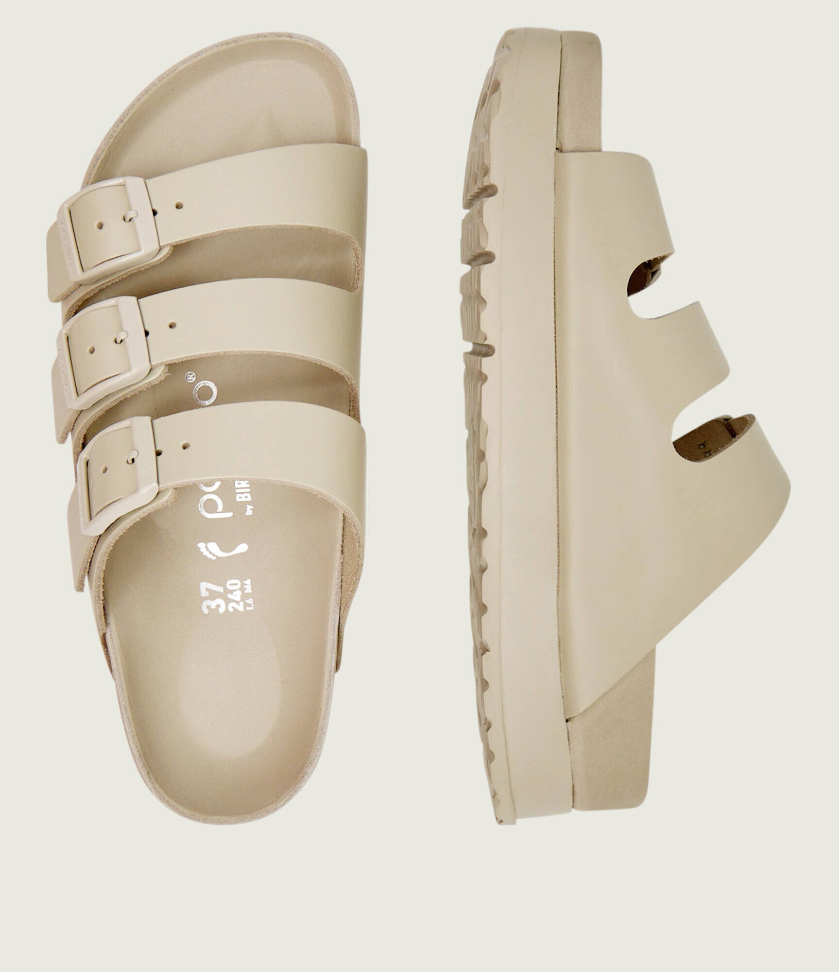 Birkenstock De piele șlapi Florida III Flex Platform | x Papillio | narrow fit