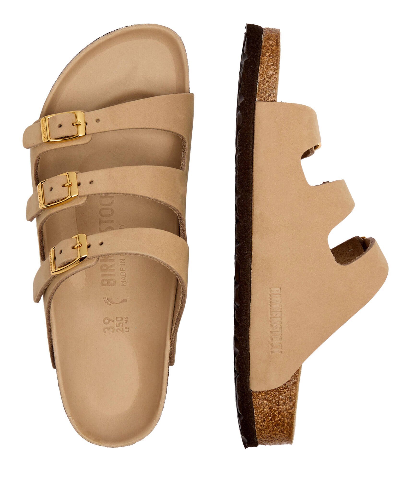 Birkenstock De piele șlapi Florida Lenb | narrow fit