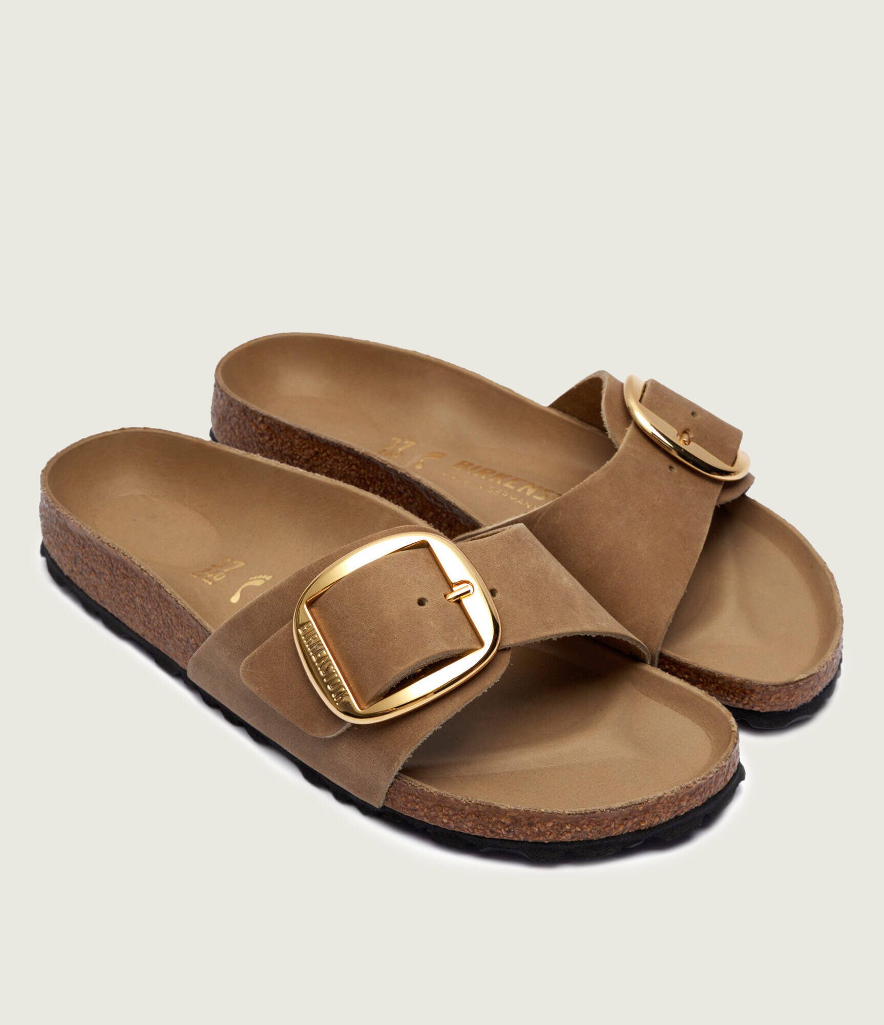Birkenstock De piele șlapi Madrid Big Buckle | narrow fit