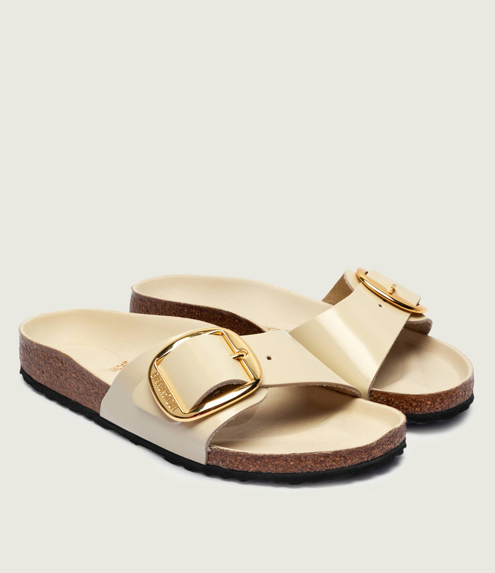 Birkenstock De piele șlapi Madrid Big Buckle | narrow fit
