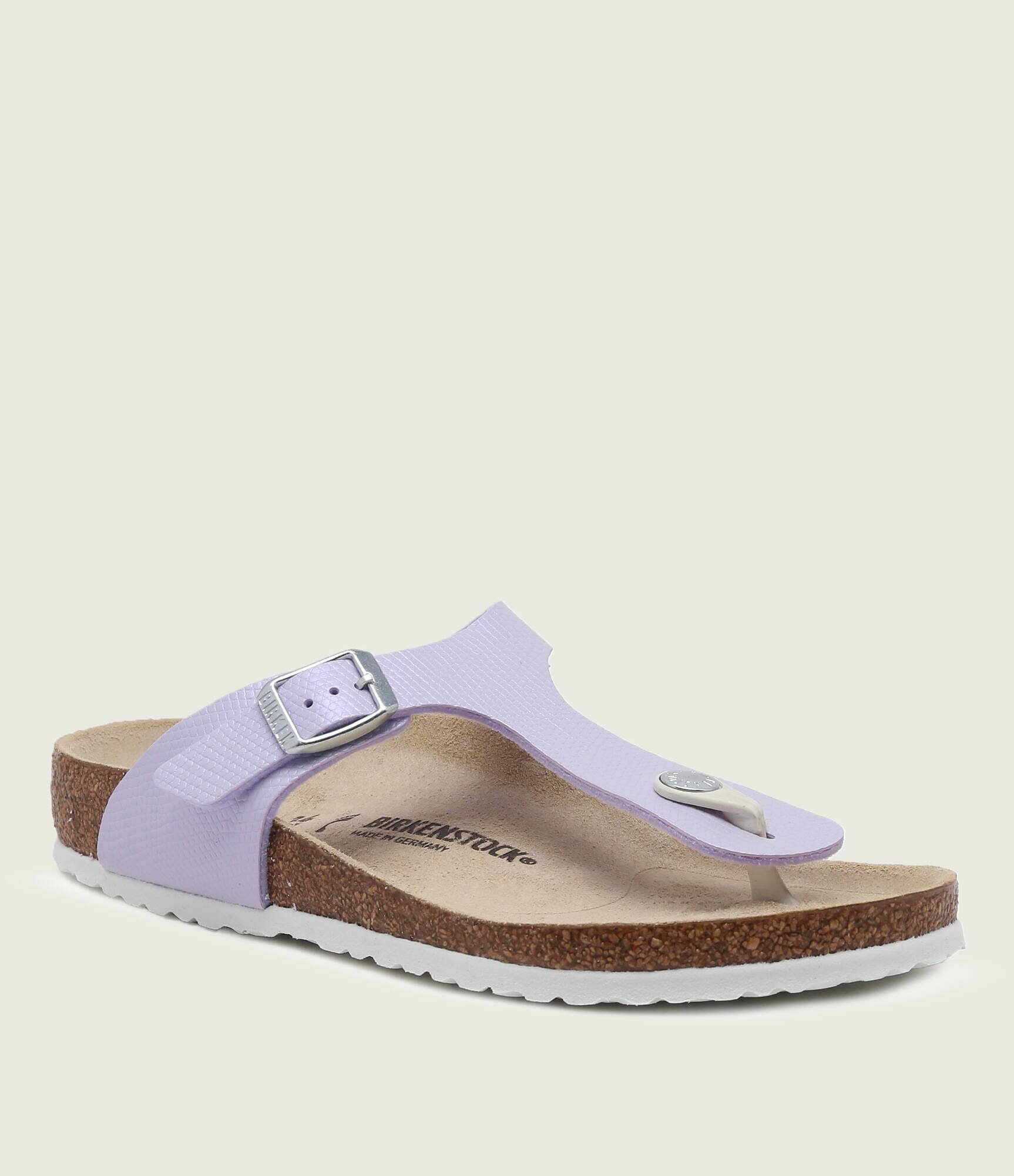 Birkenstock Flip flops cu adaos de piele | narrow fit