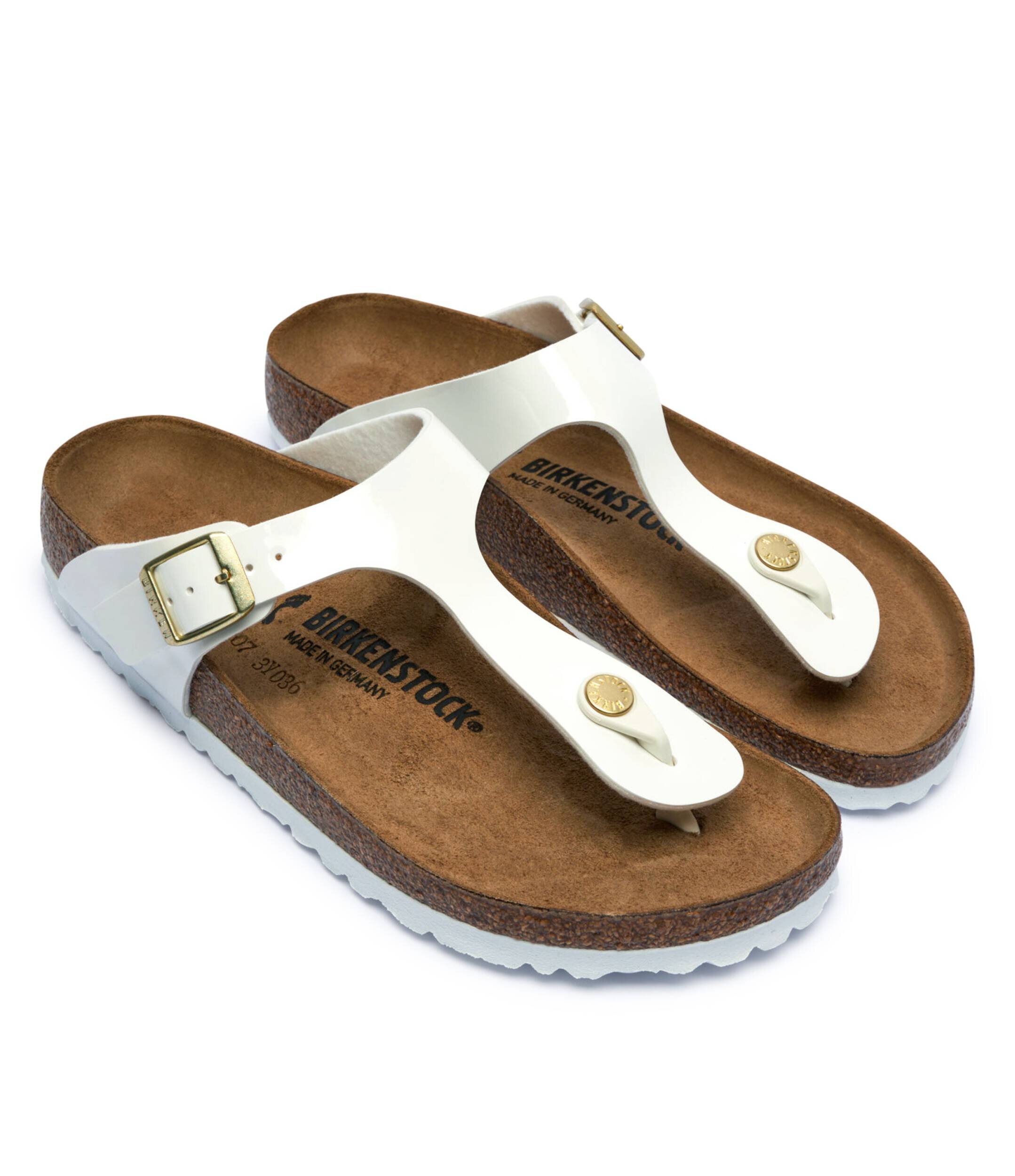 Birkenstock Flip flops Gizeh cu adaos de piele | narrow fit