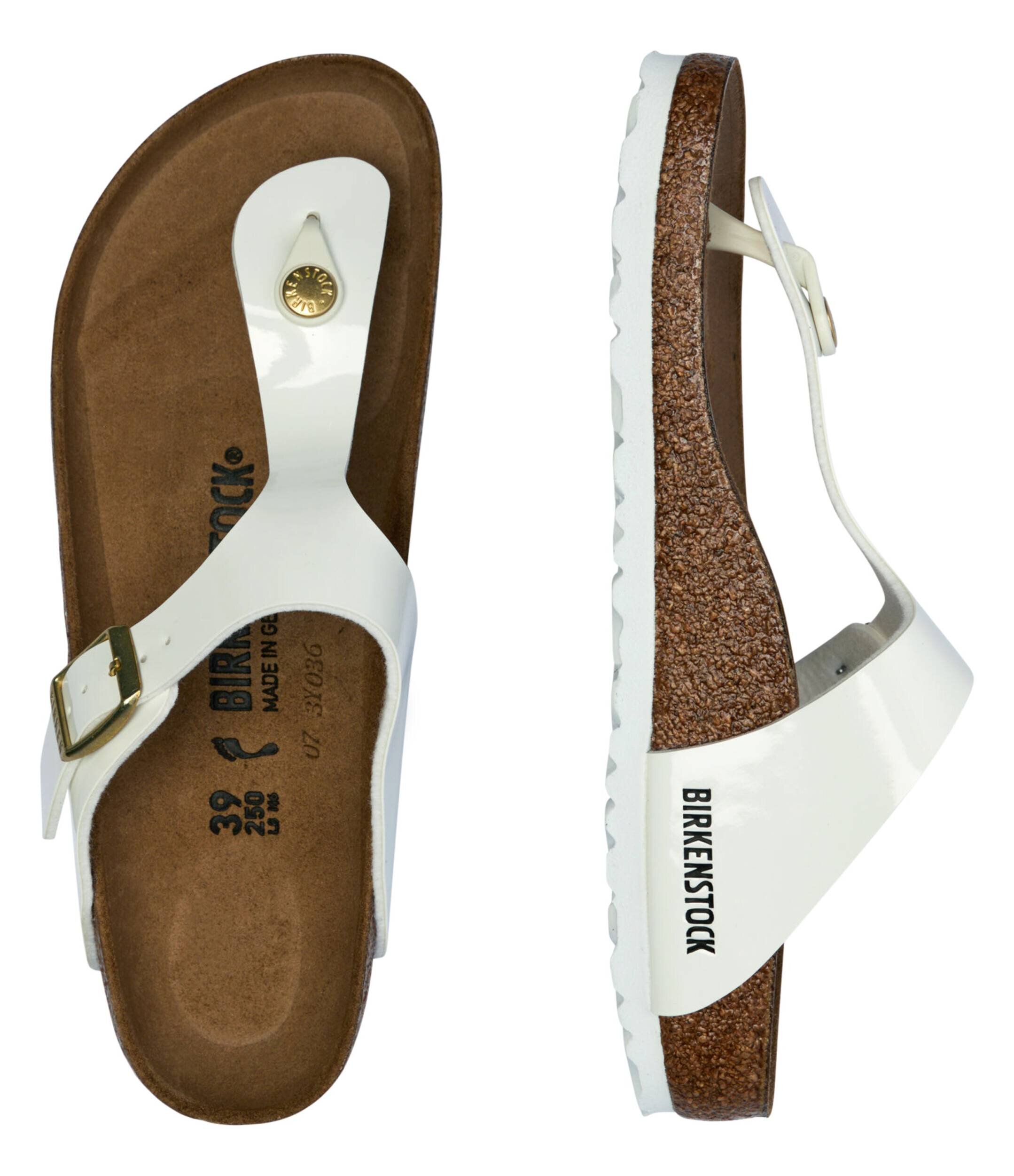 Birkenstock Flip flops Gizeh cu adaos de piele | narrow fit