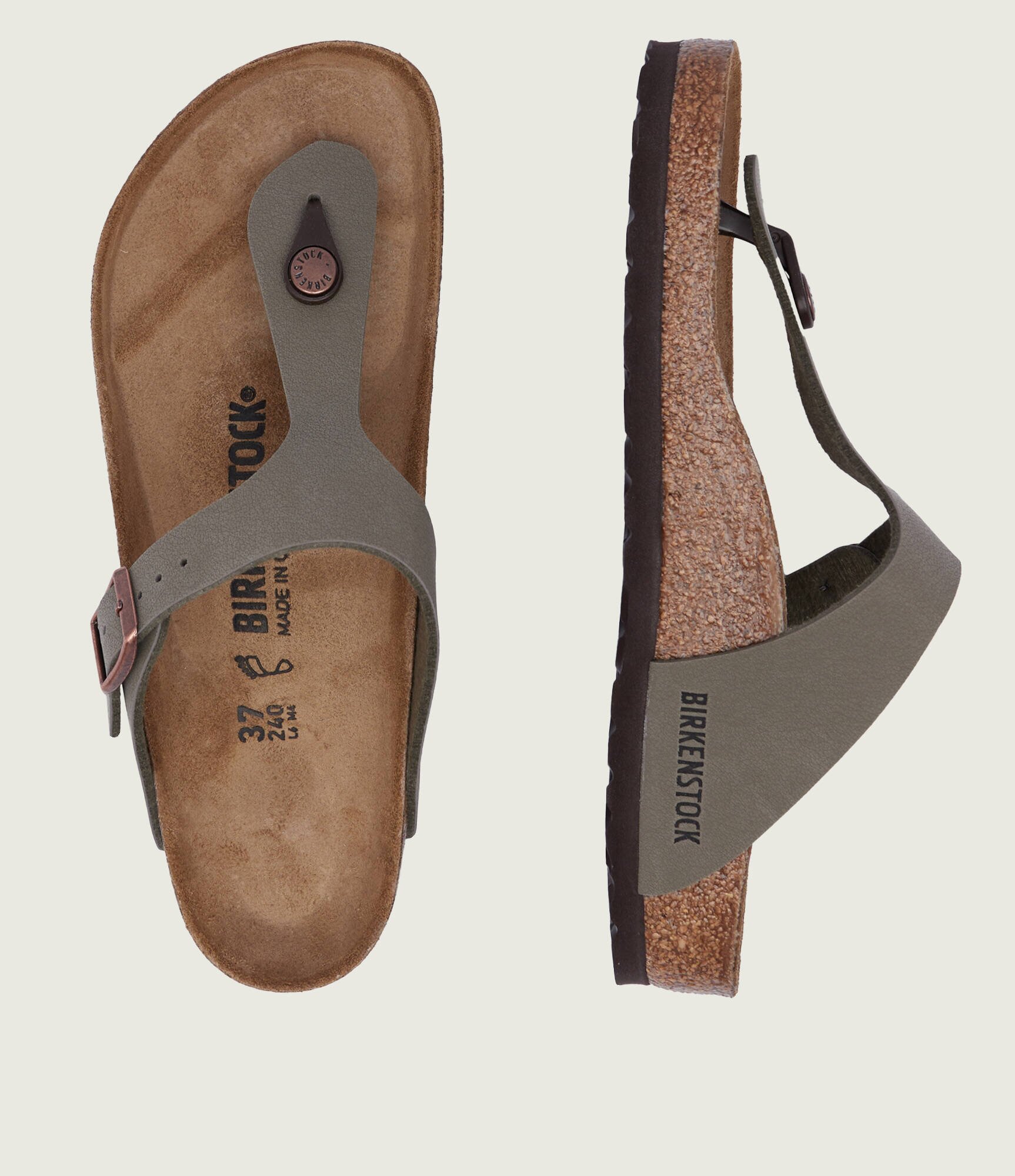 Birkenstock Flip flops Gizeh cu adaos de piele | regular fit