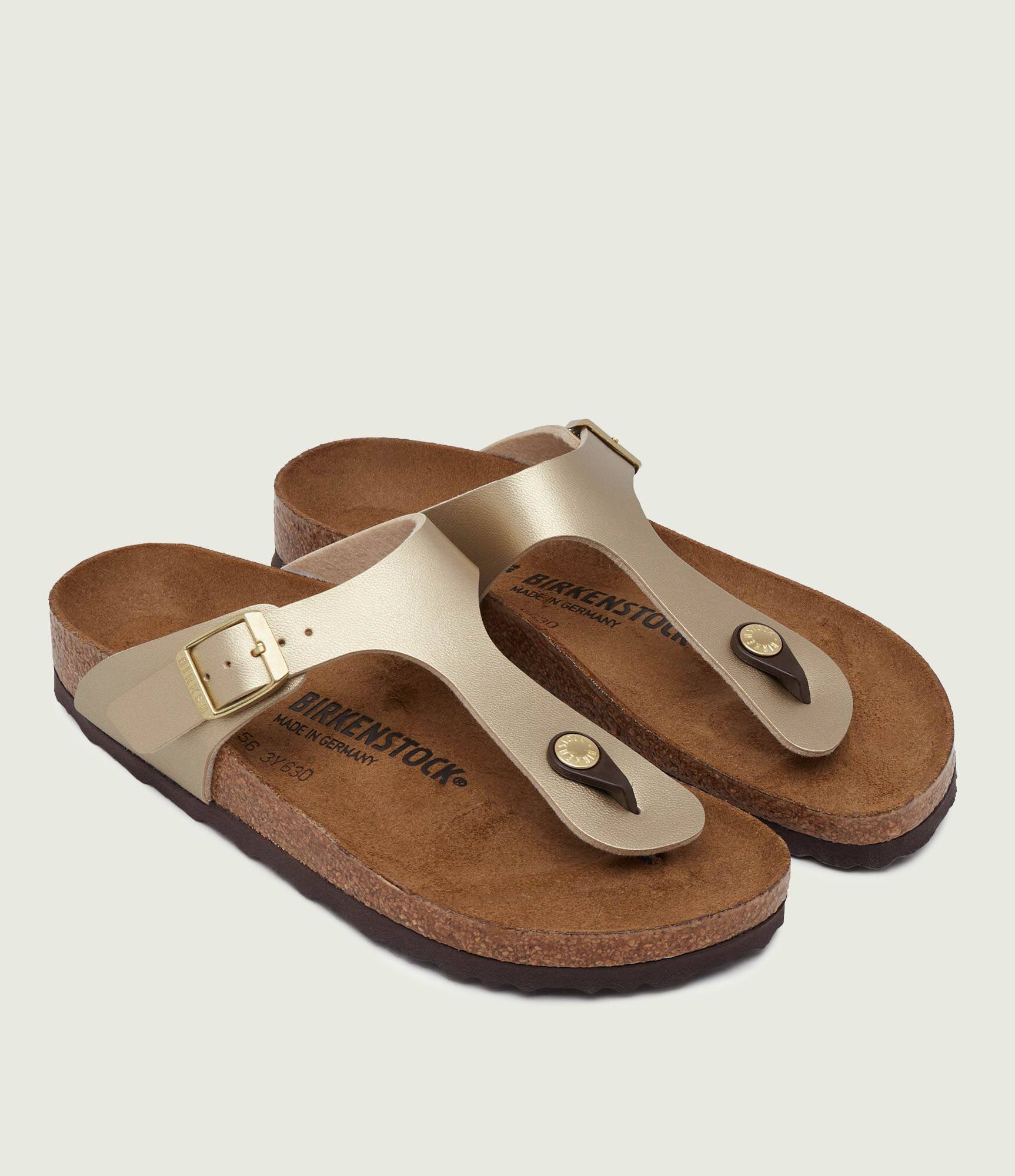 Birkenstock Flip flops Gizeh | narrow fit cu adaos de piele