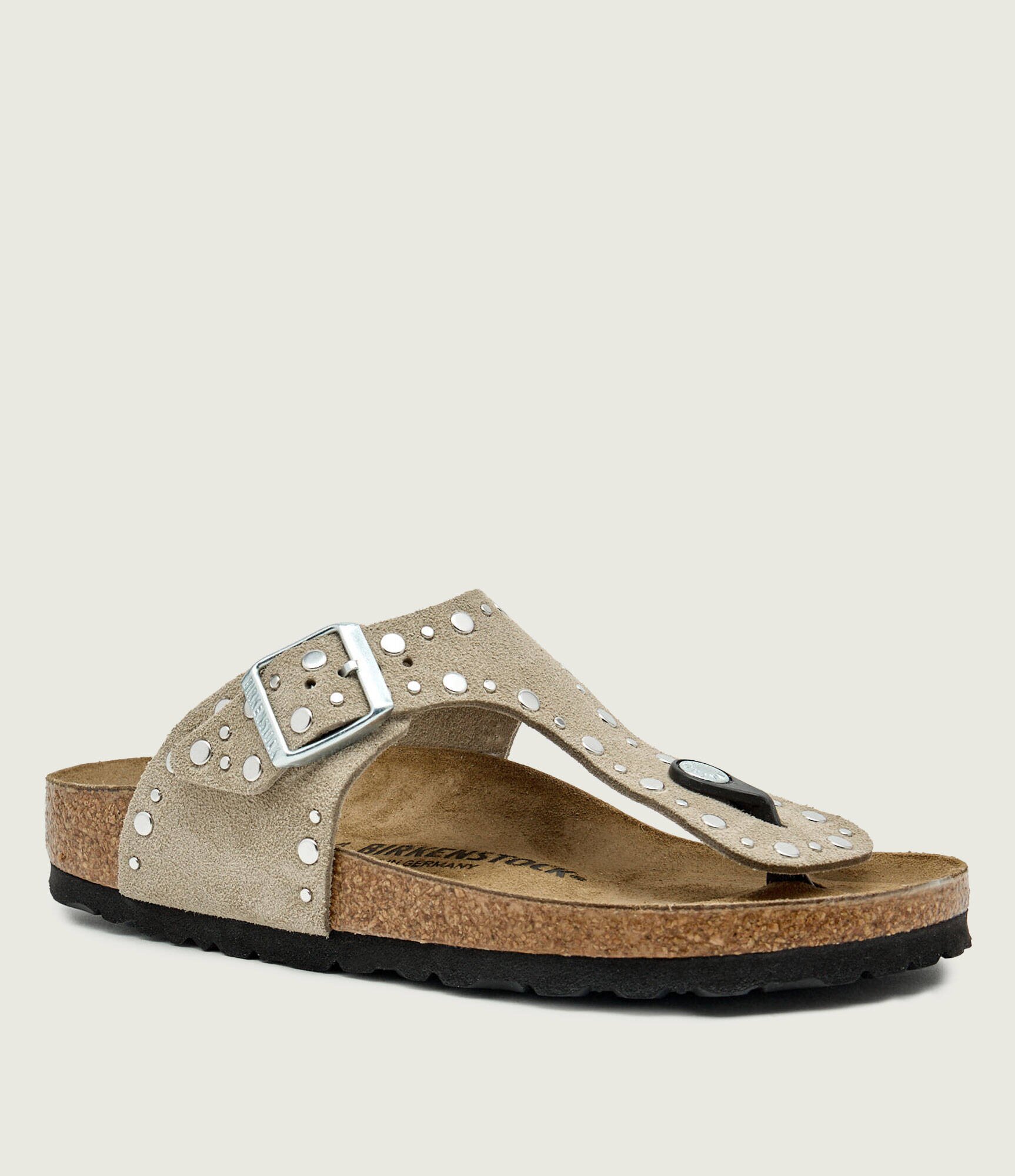 Birkenstock Flip flops Gizeh Rivet LEVE | narrow fit | piele întoarsă
