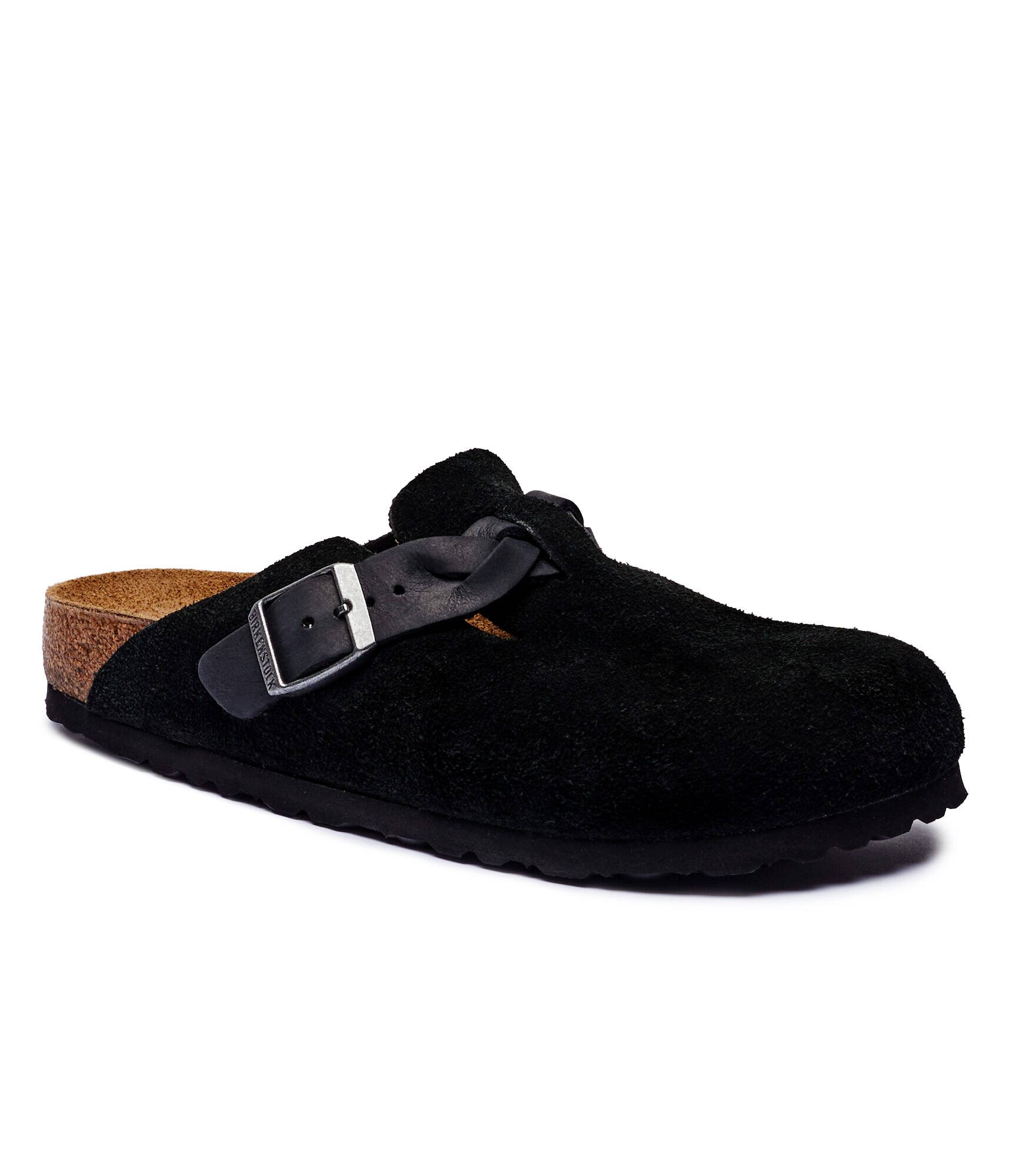 Birkenstock Mules (încălțăminte) Boston Braided | narrow fit | piele întoarsă