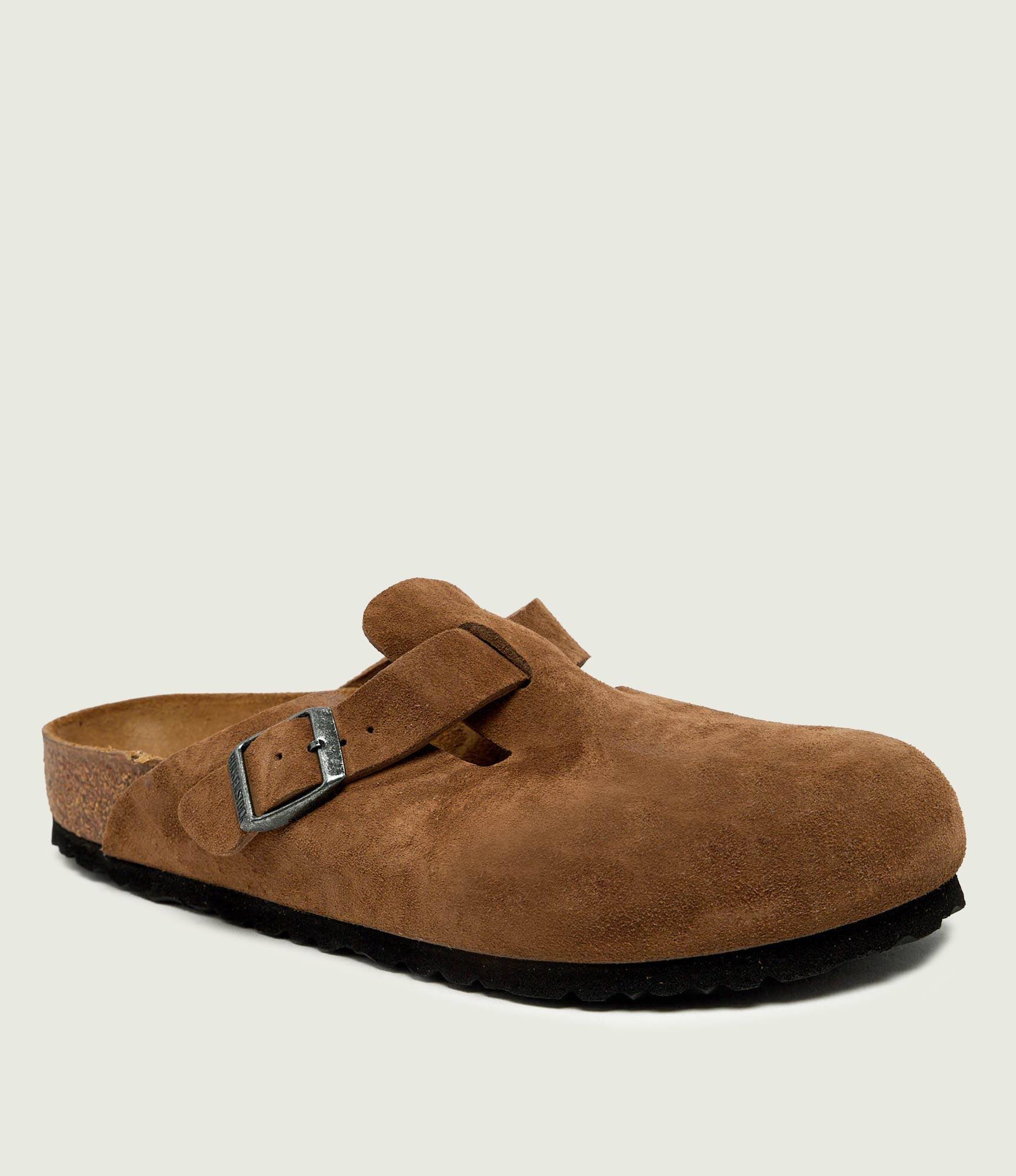 Birkenstock Mules (încălțăminte) Boston BS | piele întoarsă | narrow fit