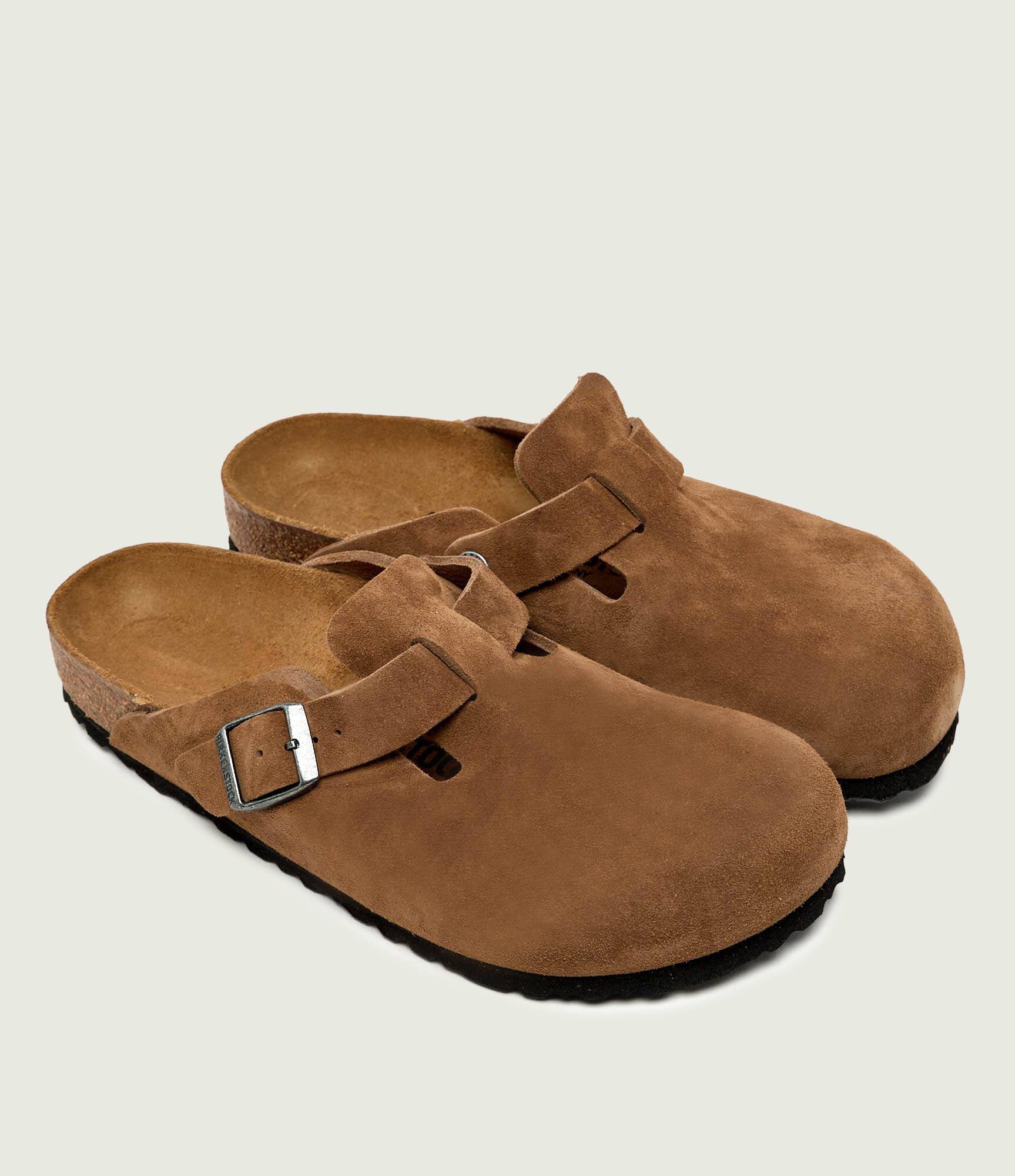 Birkenstock Mules (încălțăminte) Boston BS | piele întoarsă | narrow fit