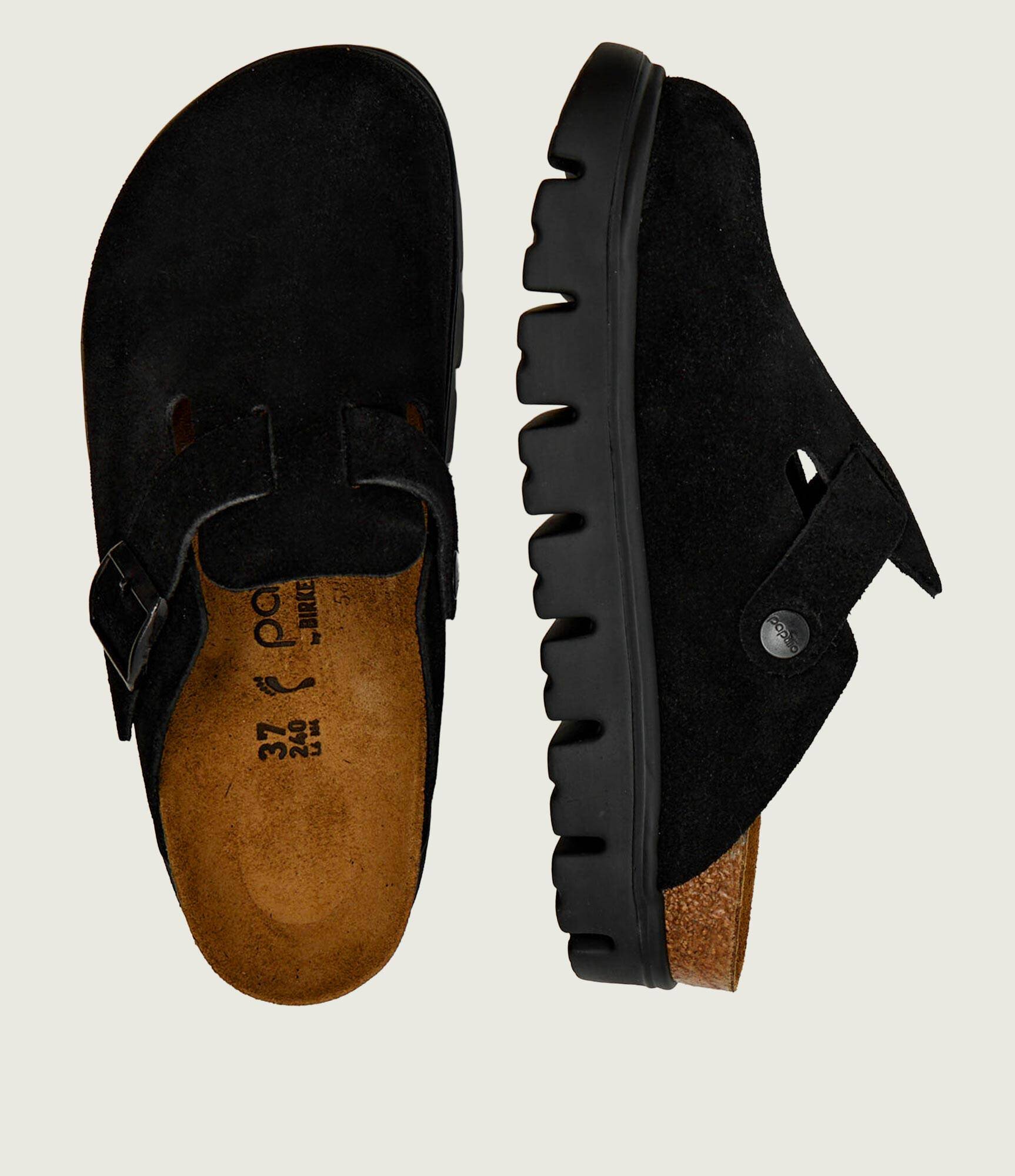Birkenstock Mules (încălțăminte) Boston Chunky | x Papillio | narrow fit | piele întoarsă