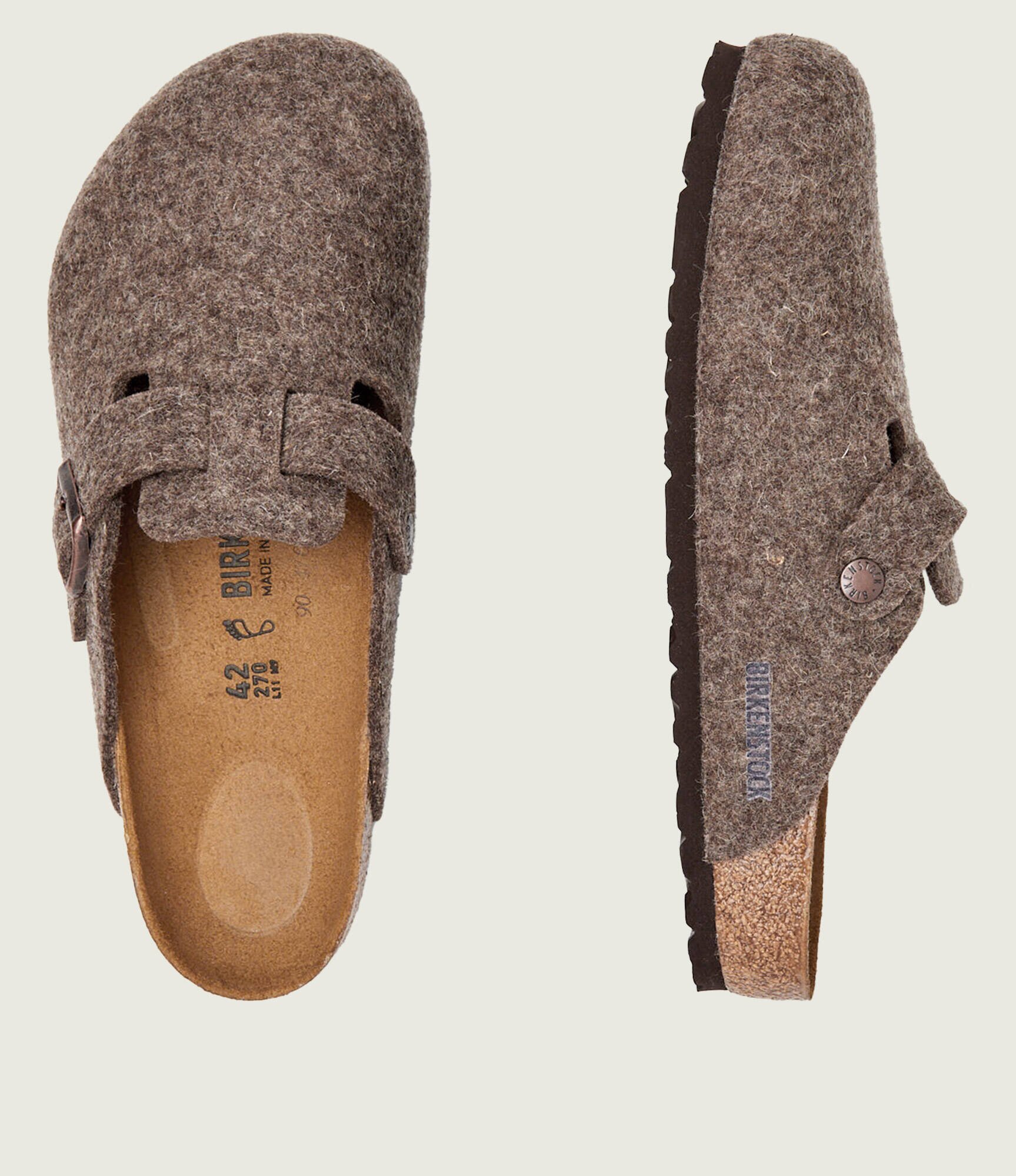 Birkenstock Mules (încălțăminte) Boston cu adaos de piele | regular fit
