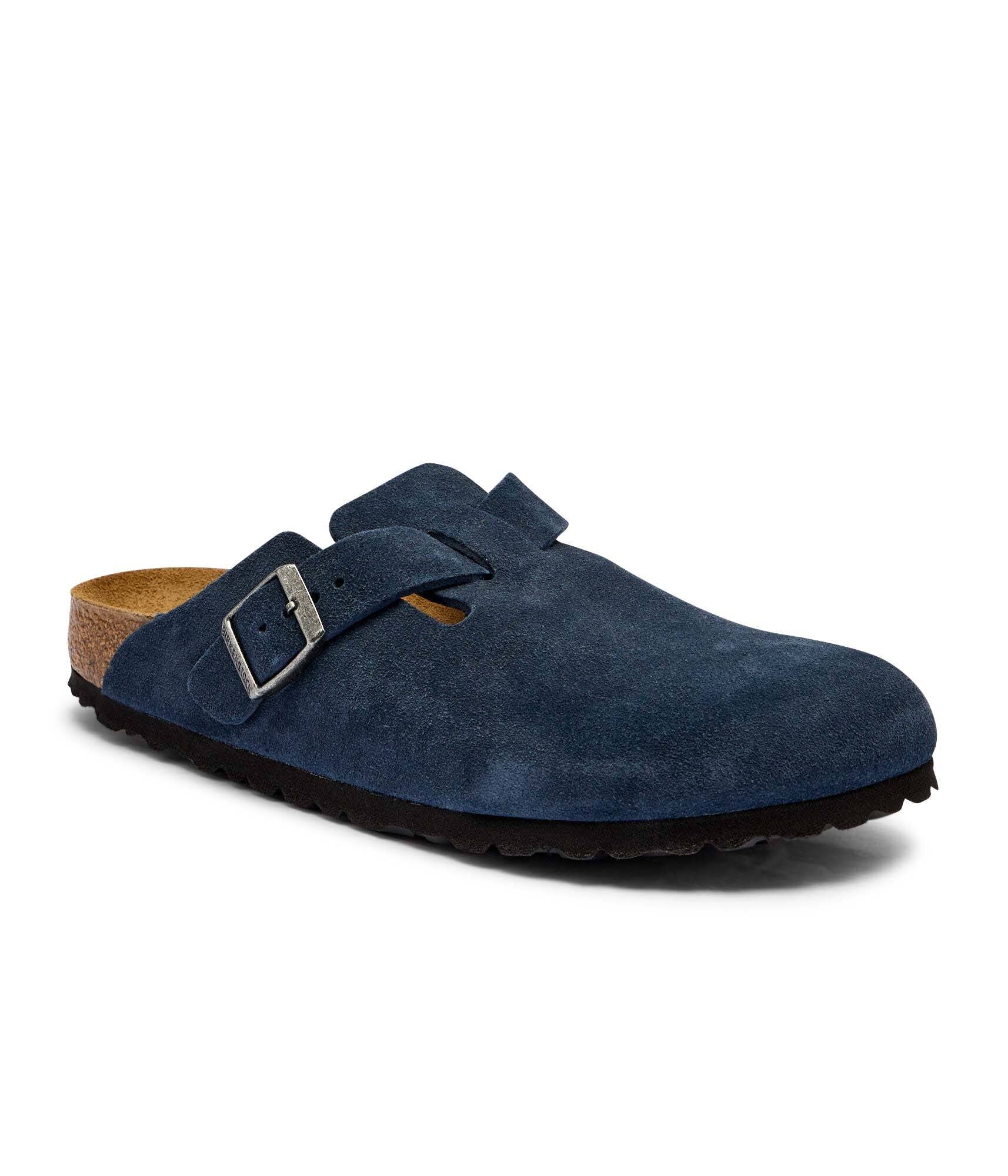 Birkenstock Mules (încălțăminte) Boston LEVE | narrow fit | piele întoarsă