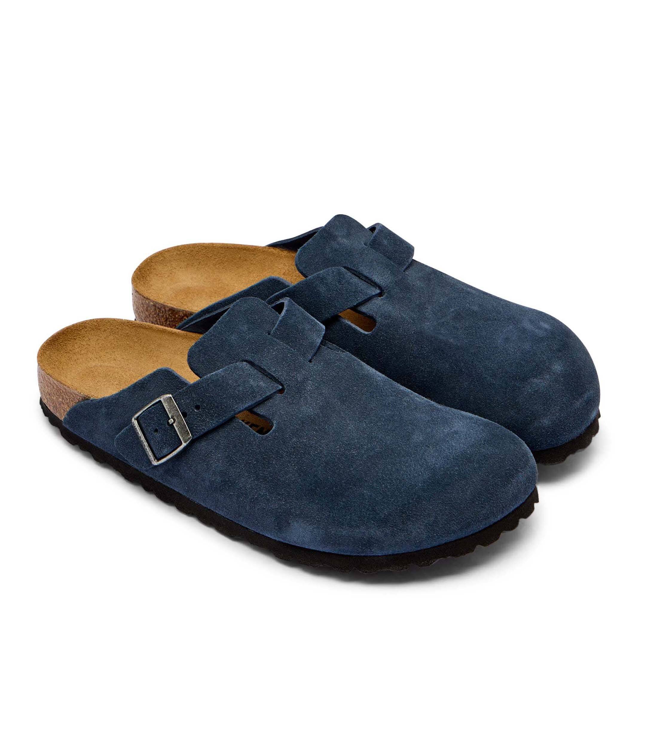 Birkenstock Mules (încălțăminte) Boston LEVE | narrow fit | piele întoarsă