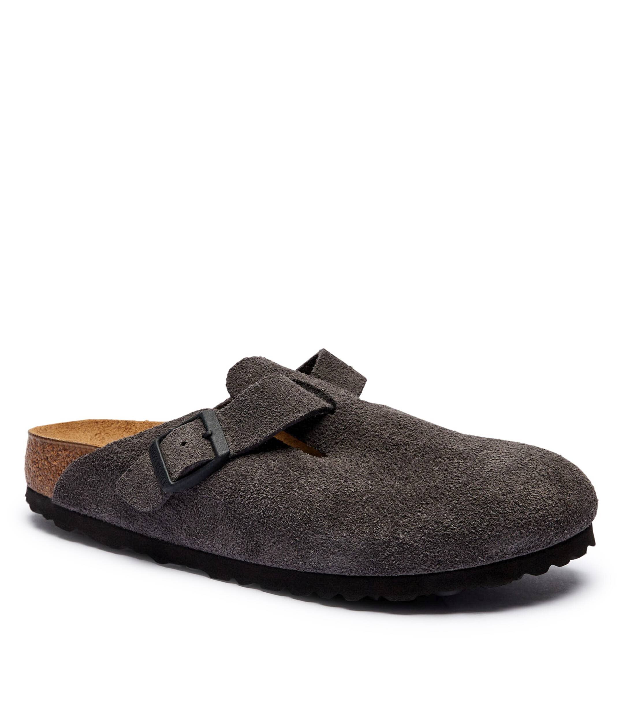 Birkenstock Mules (încălțăminte) Boston LEVE | narrow fit | piele întoarsă
