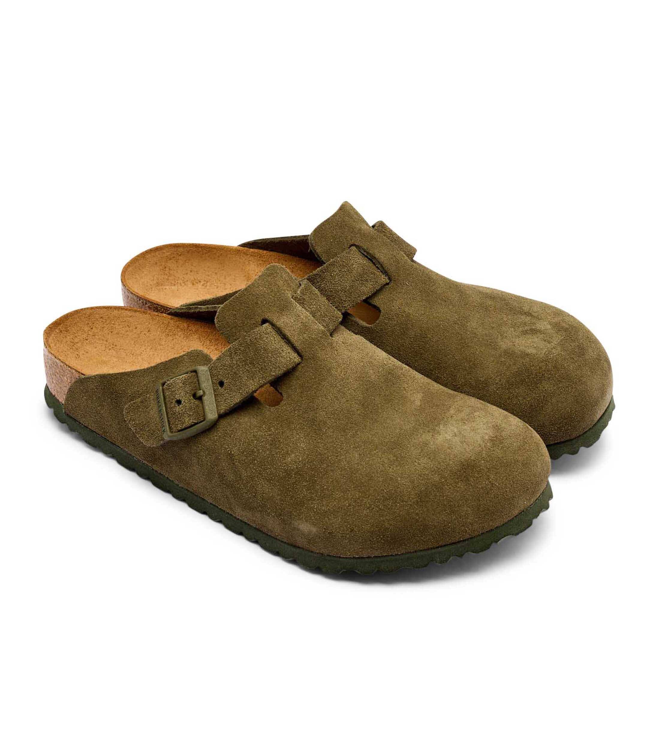 Birkenstock Mules (încălțăminte) Boston LEVE | piele întoarsă