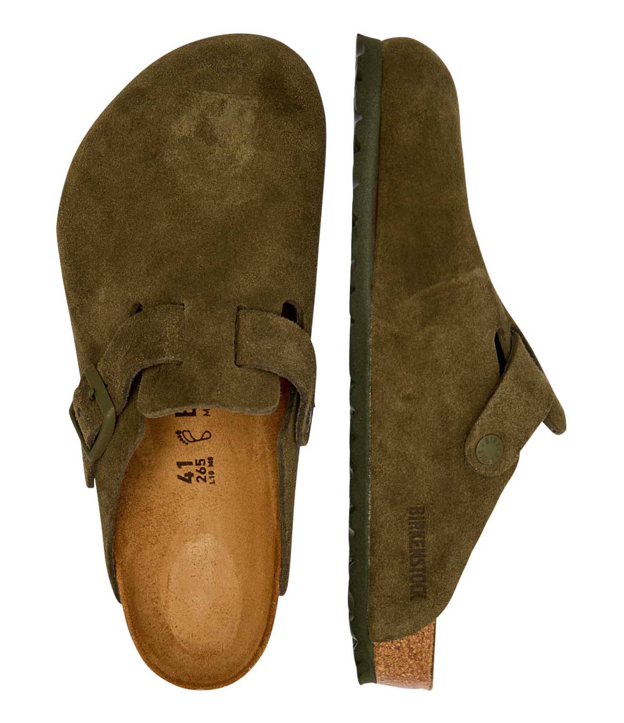 Birkenstock Mules (încălțăminte) Boston LEVE | piele întoarsă