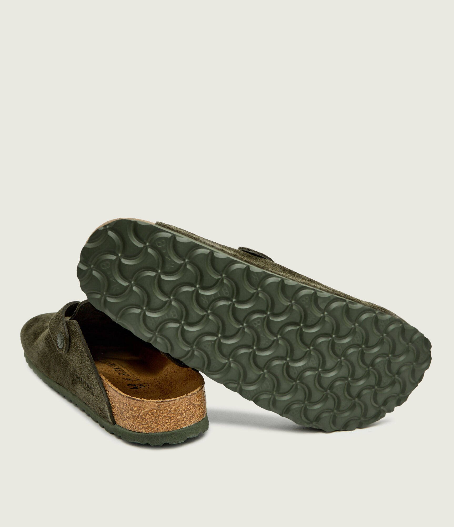 Birkenstock Mules (încălțăminte) Boston LEVE | piele întoarsă | narrow fit