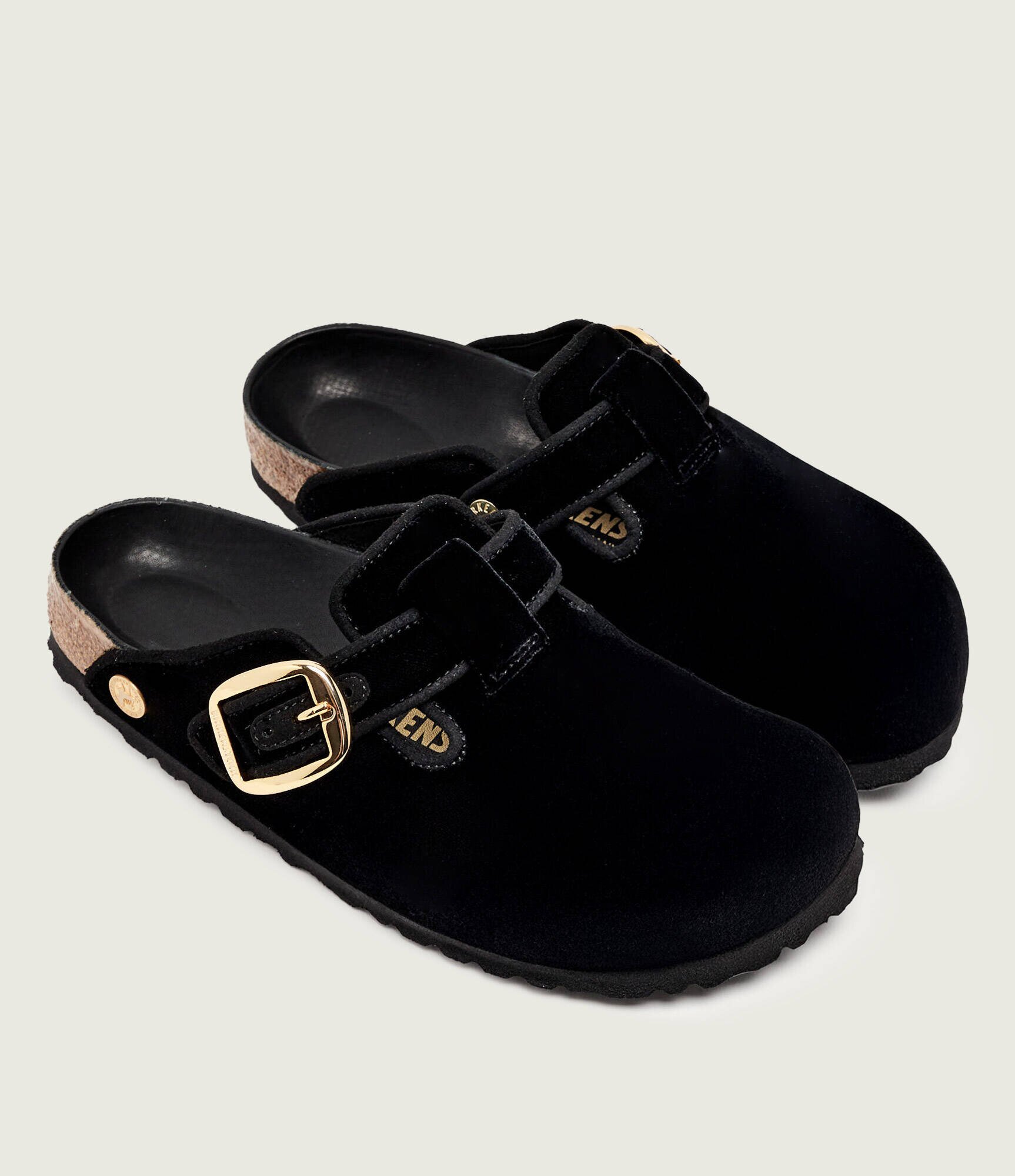 Birkenstock Mules (încălțăminte) Boston | narrow fit cu adaos de piele