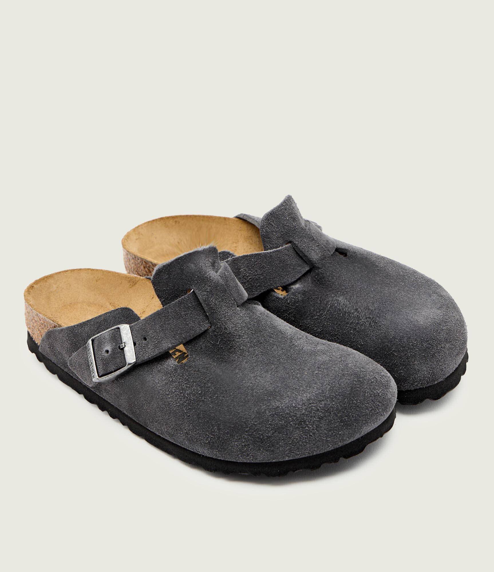 Birkenstock Mules (încălțăminte) Boston | narrow fit | piele întoarsă