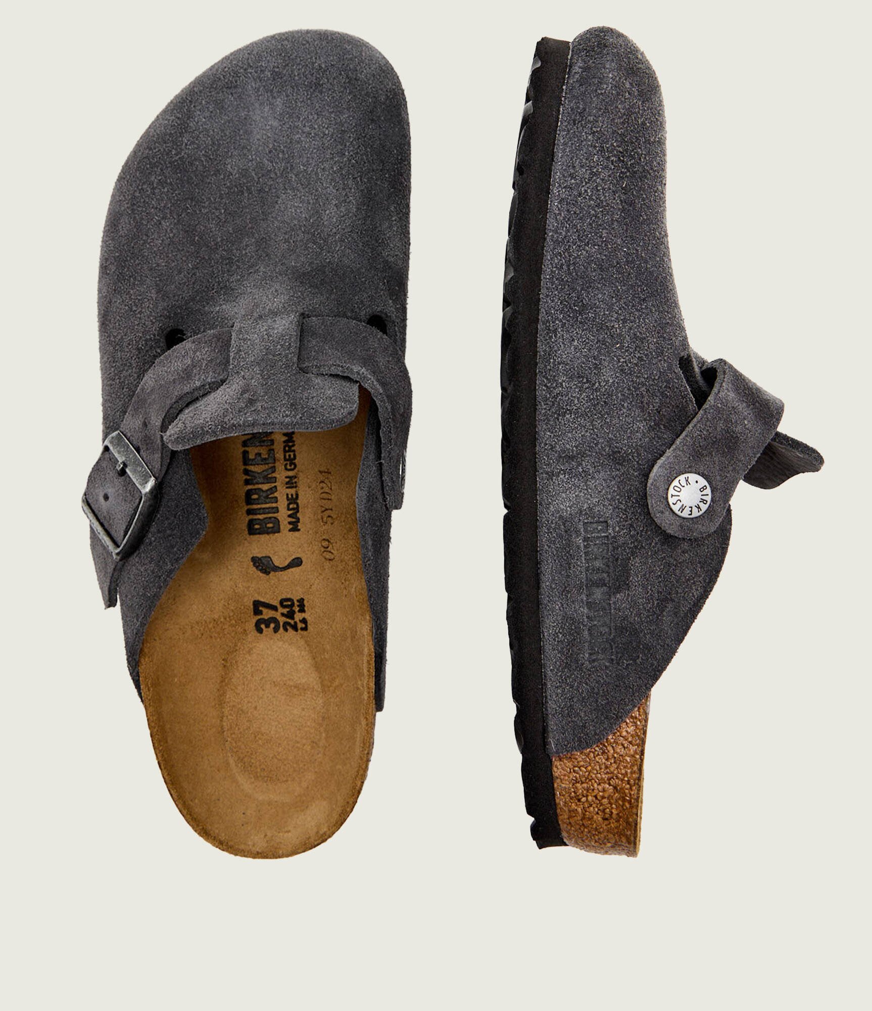 Birkenstock Mules (încălțăminte) Boston | narrow fit | piele întoarsă