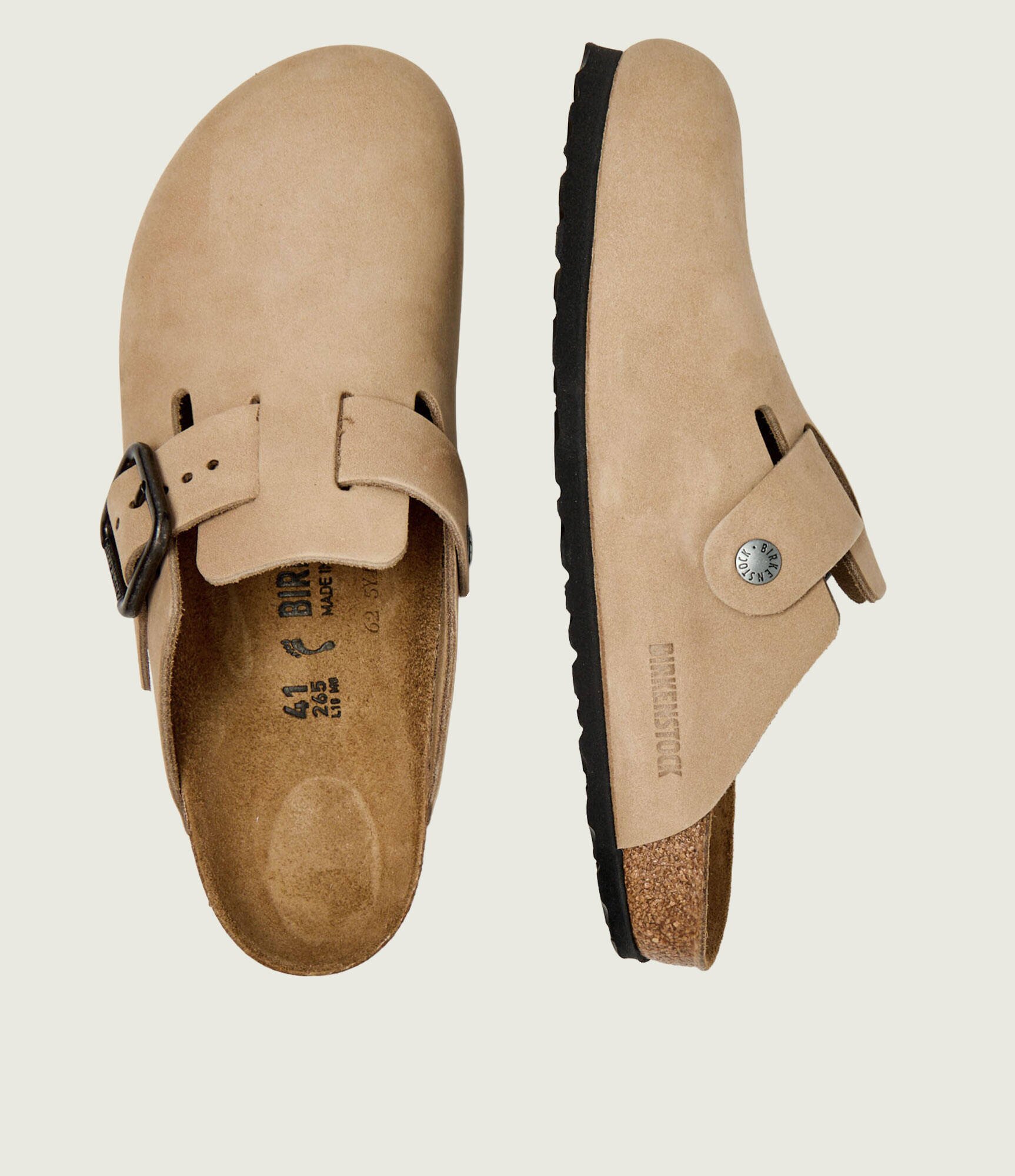 Birkenstock Mules (încălțăminte) Boston | narrow fit | piele întoarsă