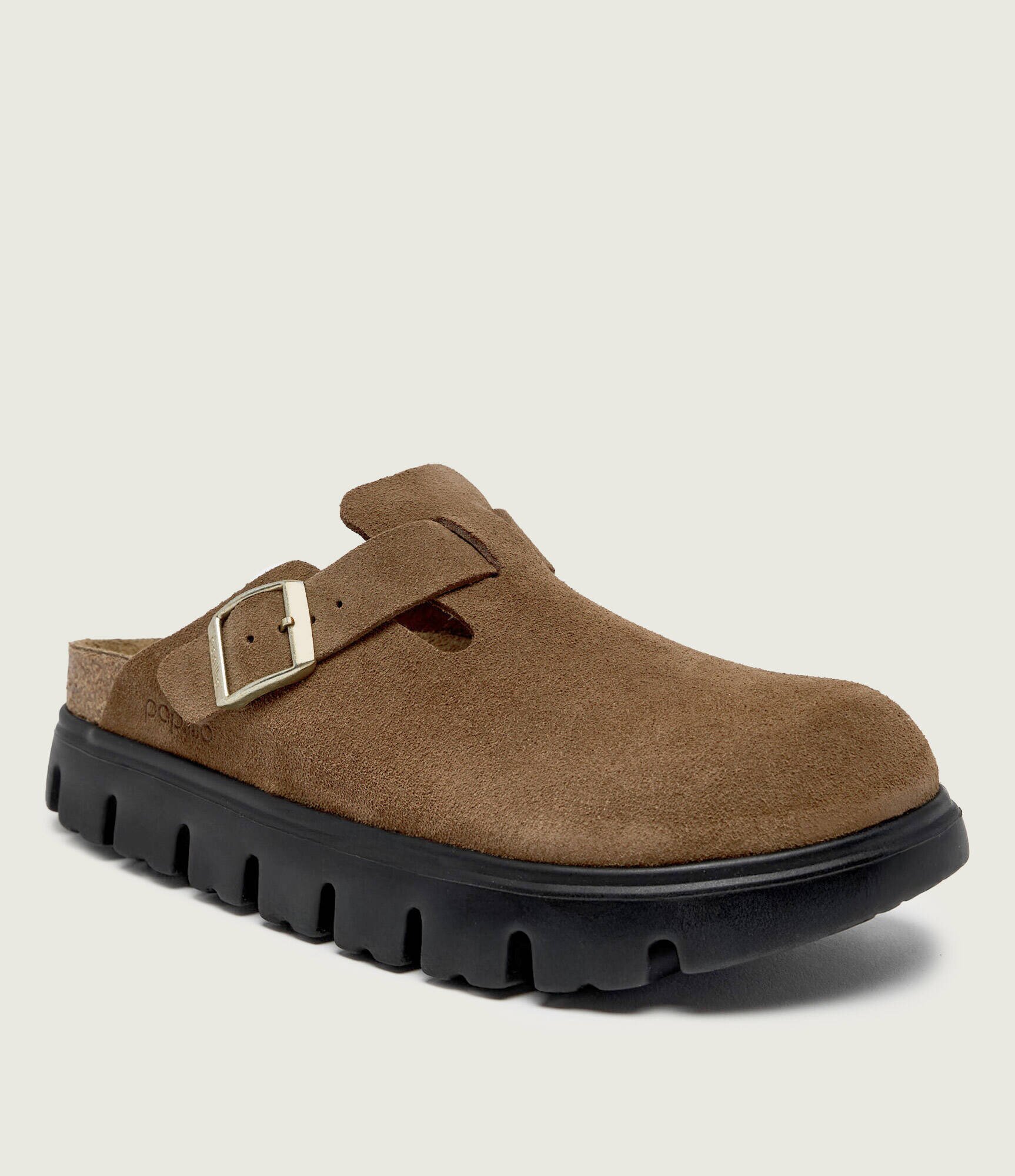 Birkenstock Mules (încălțăminte) Boston Pap Chunky | x Papillio | piele întoarsă | narrow fit