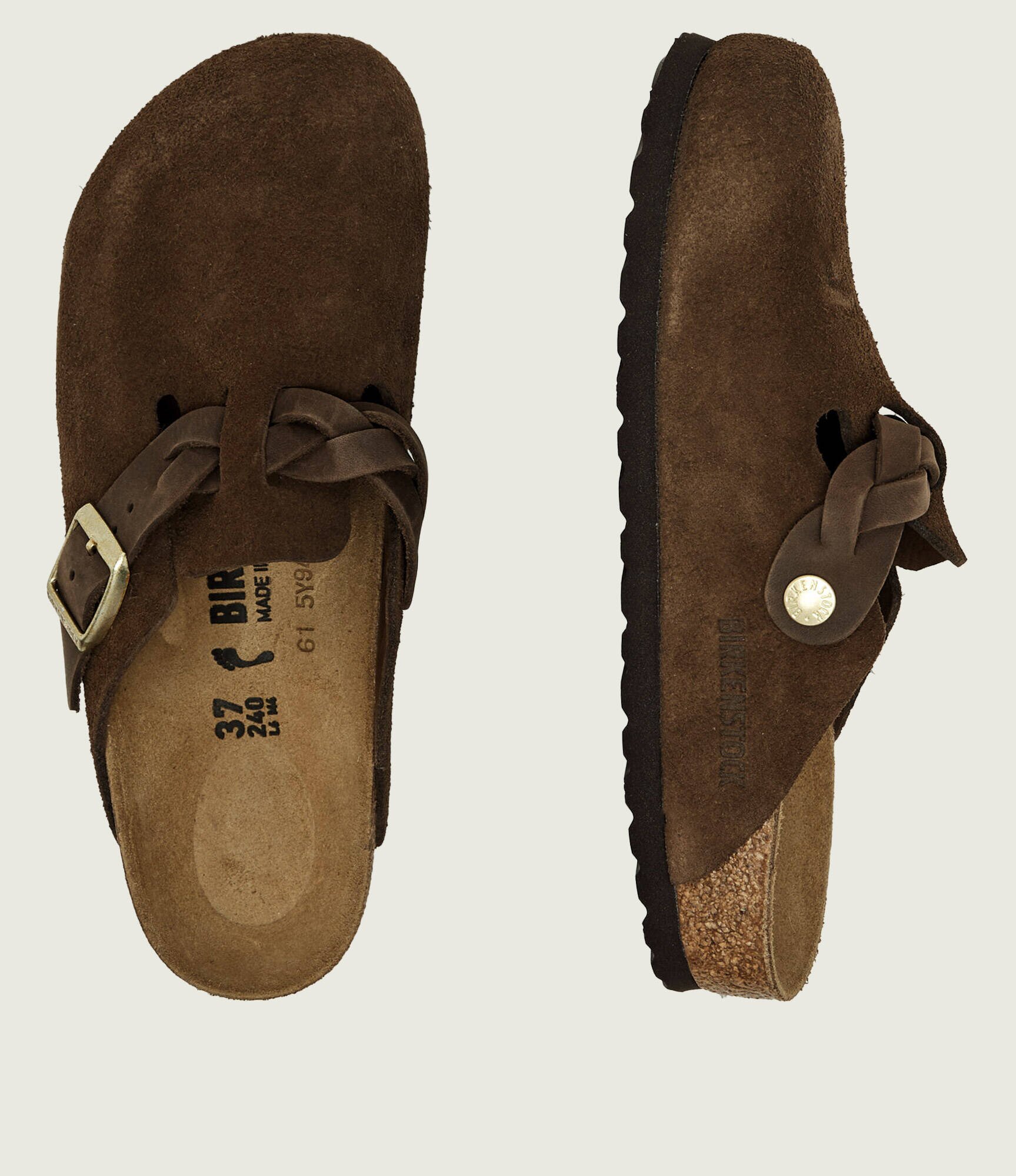 Birkenstock Mules (încălțăminte) Boston | piele întoarsă | narrow fit