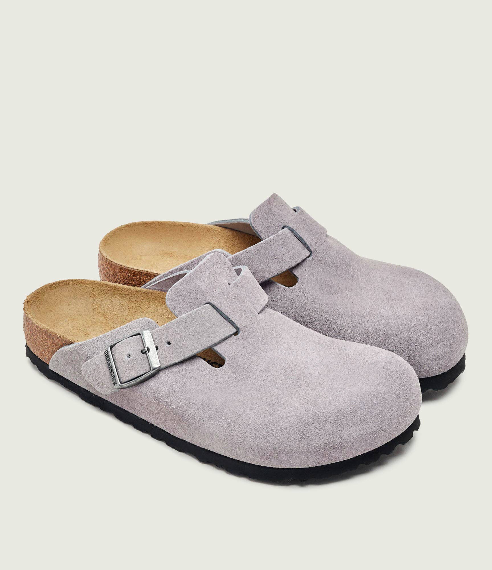 Birkenstock Mules (încălțăminte) Boston | piele întoarsă | narrow fit
