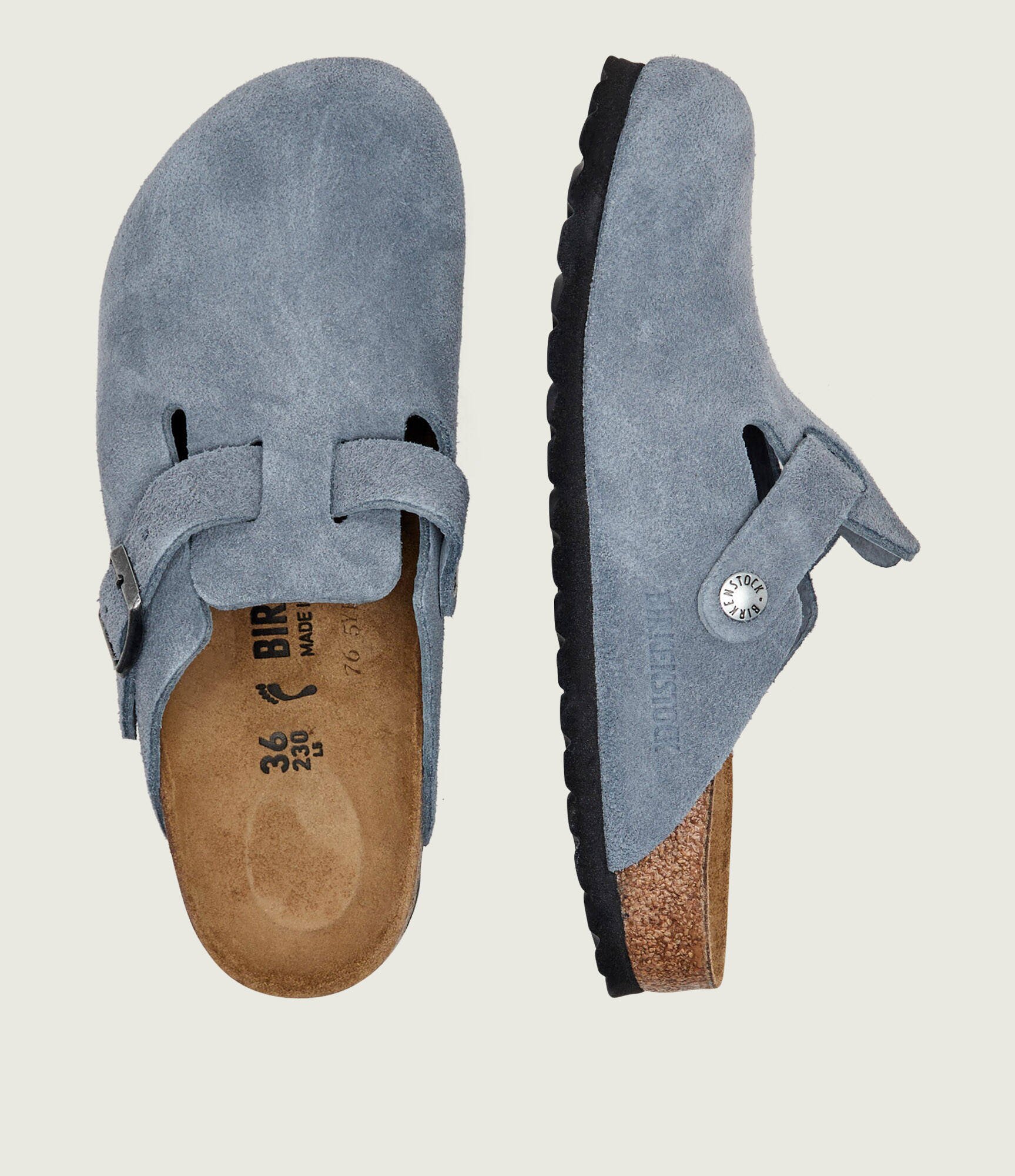 Birkenstock Mules (încălțăminte) Boston | piele întoarsă | narrow fit