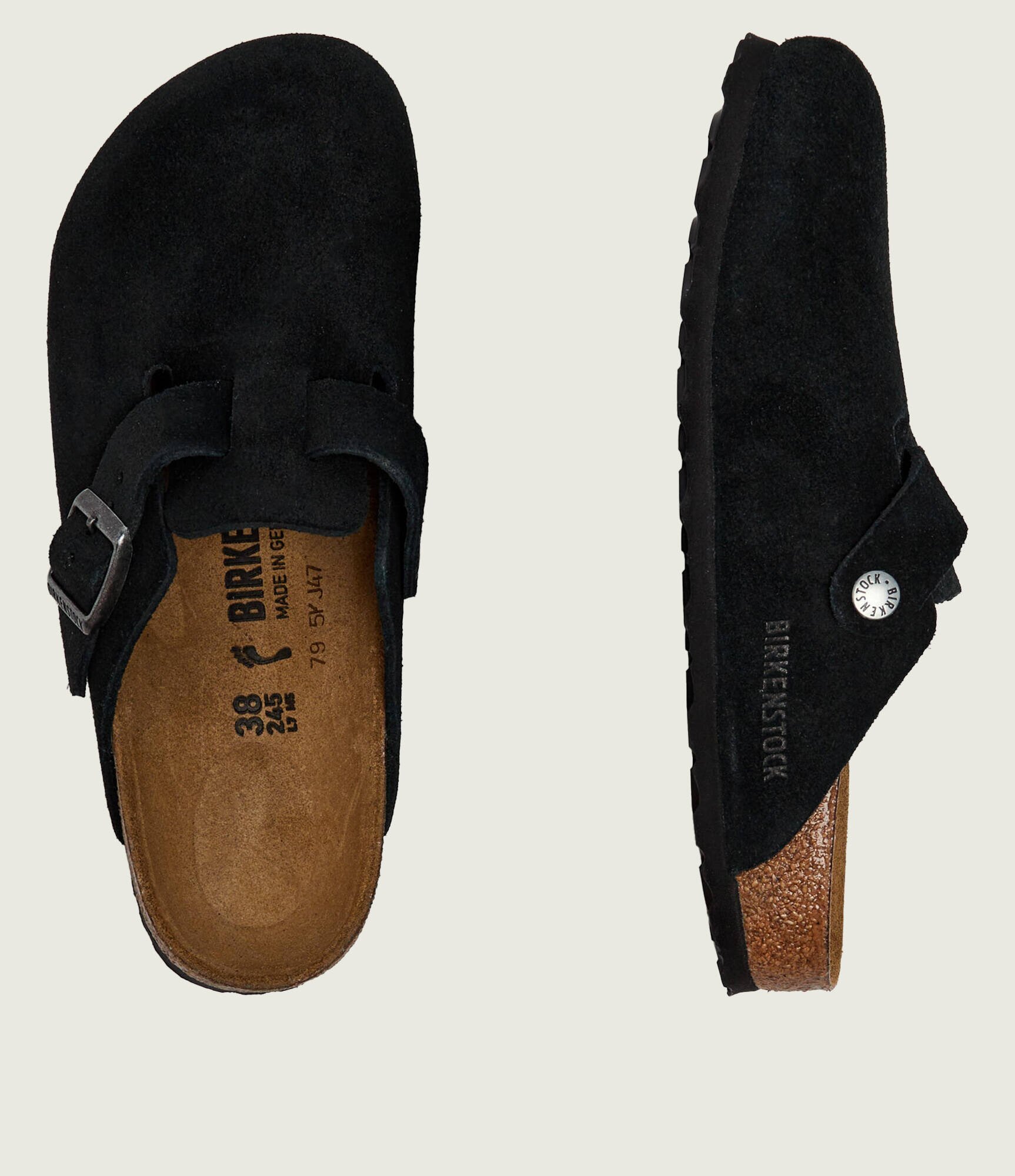 Birkenstock Mules (încălțăminte) Boston | piele întoarsă | narrow fit