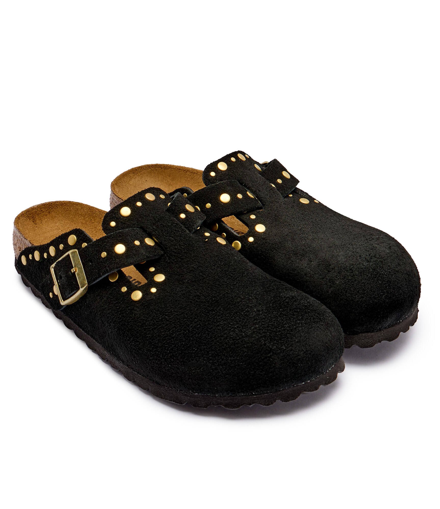 Birkenstock Mules (încălțăminte) Boston Rivet LEVE | narrow fit | piele întoarsă