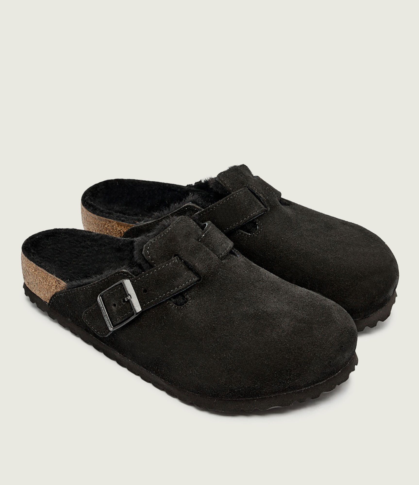 Birkenstock Mules (încălțăminte) Boston | shearling | piele întoarsă cu adaos de lână