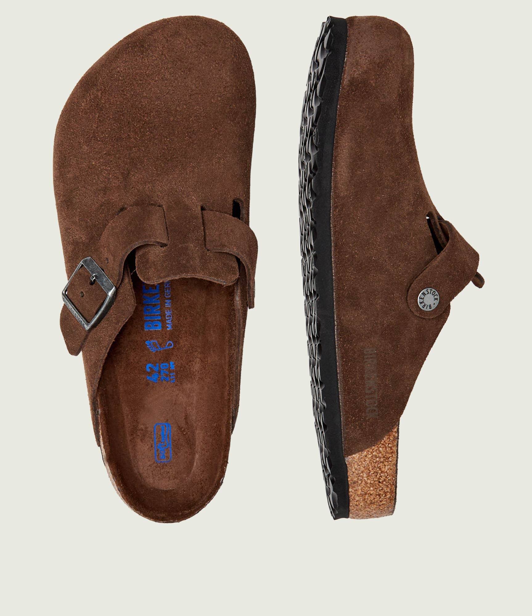 Birkenstock Mules (încălțăminte) Boston Soft | piele întoarsă | regular fit