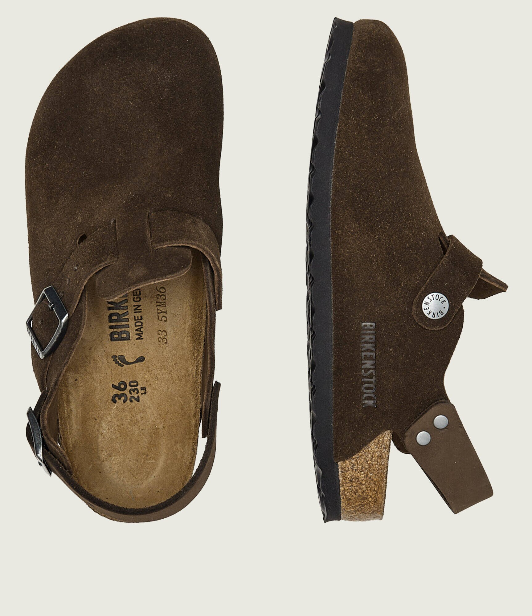 Birkenstock Mules (încălțăminte) Tokio LEVE | piele întoarsă | narrow fit