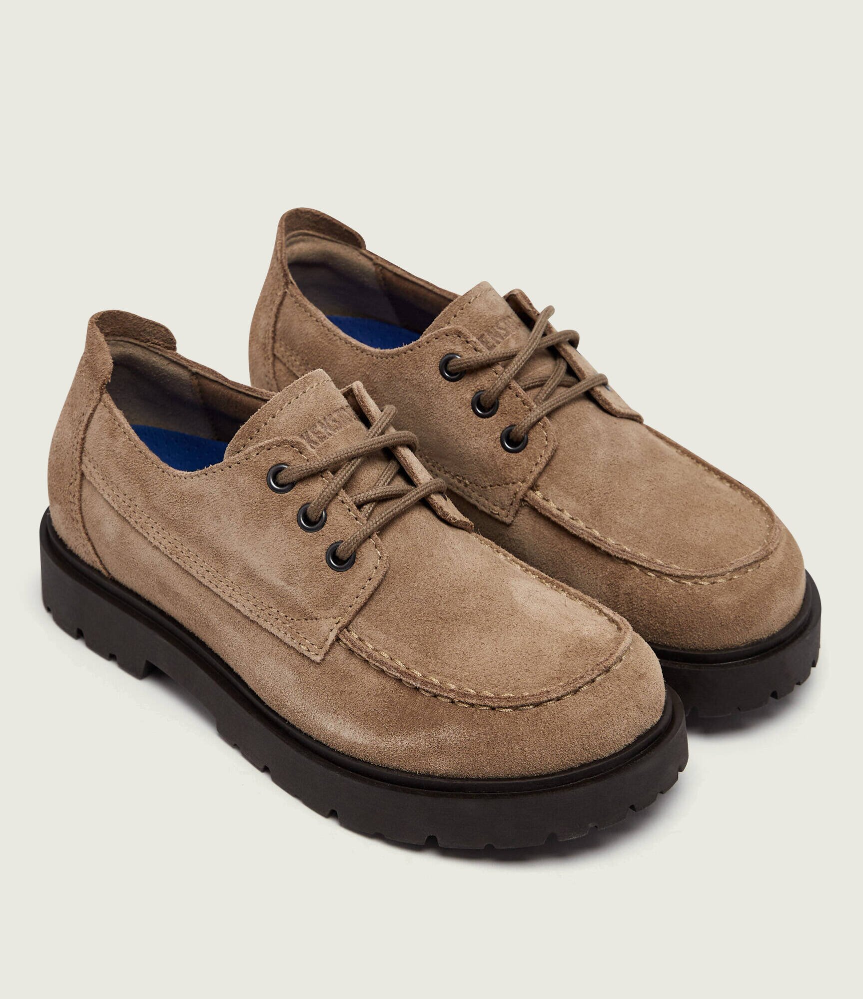 Birkenstock Pantofi loafer Highwood Moc Lace | zamsz | narrow fit