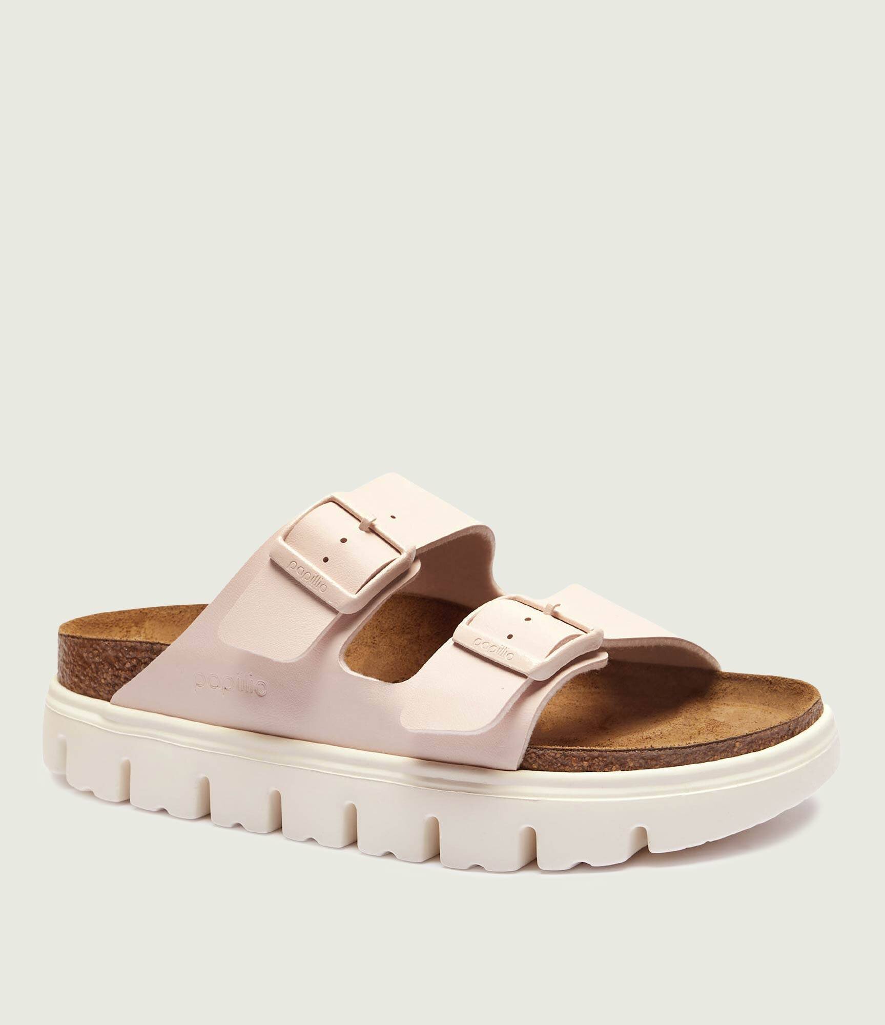 Birkenstock Șlapi Arizona Chunky BF | x Papillio | narrow fit cu adaos de piele
