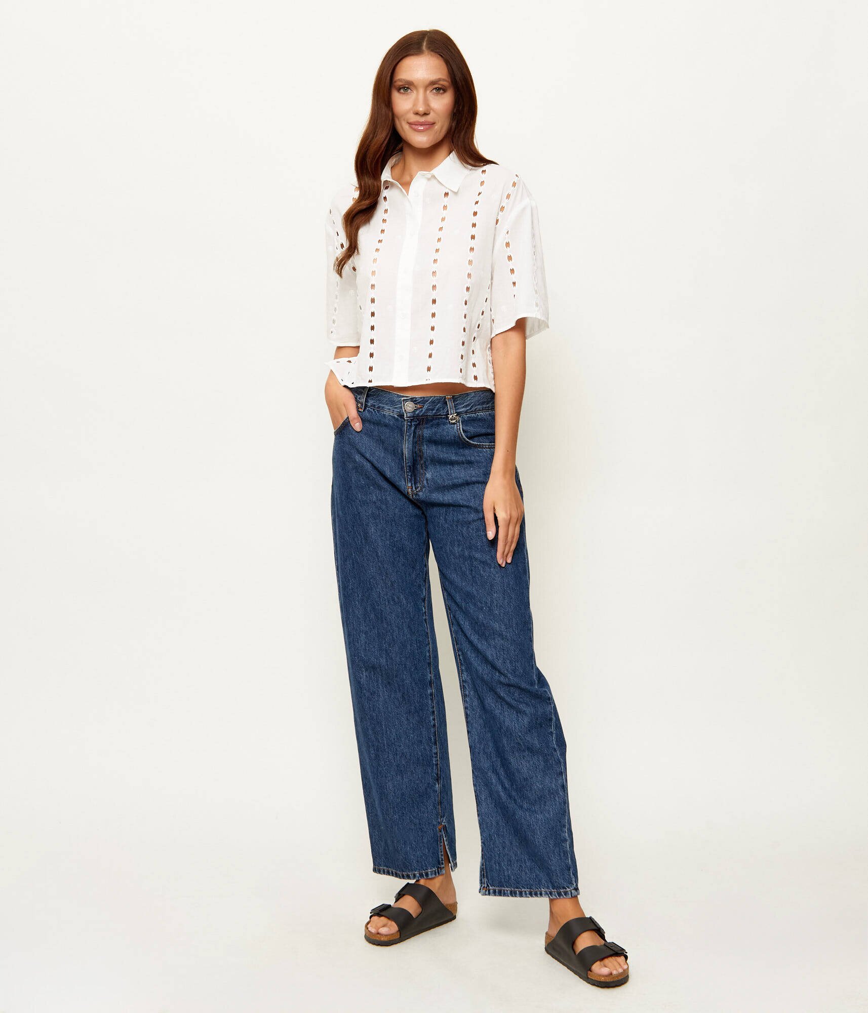 Birkenstock Șlapi Arizona cu adaos de piele | narrow fit
