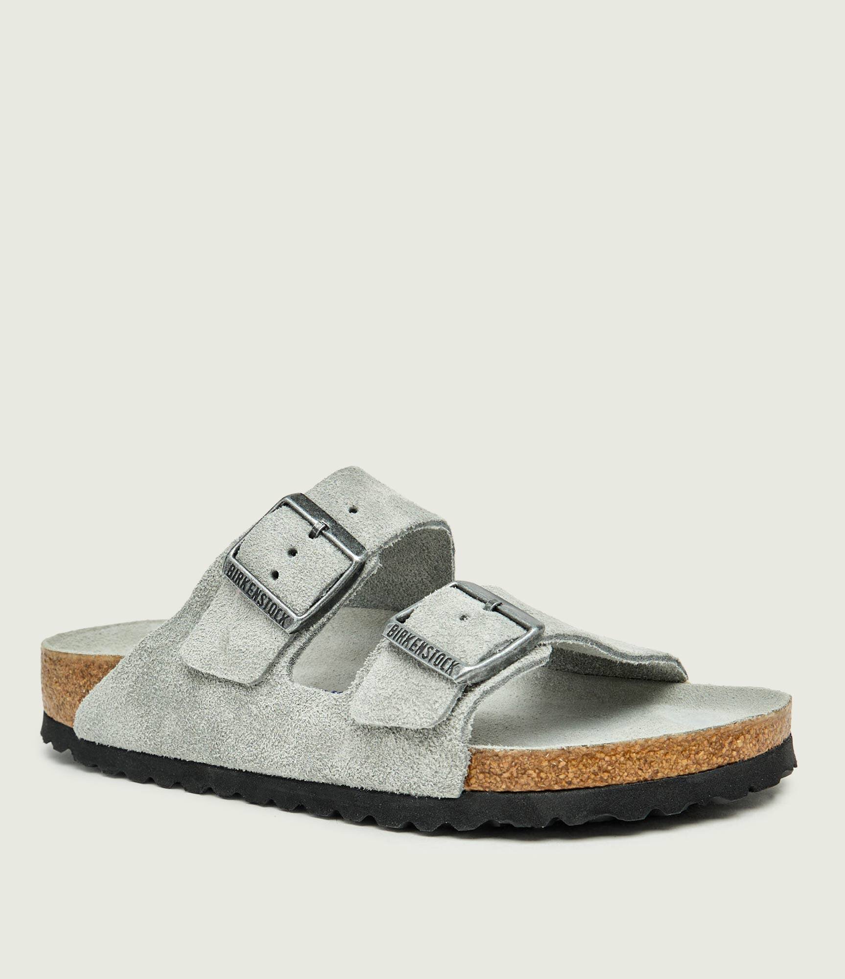Birkenstock Șlapi Arizona | piele întoarsă | narrow fit soft footbed