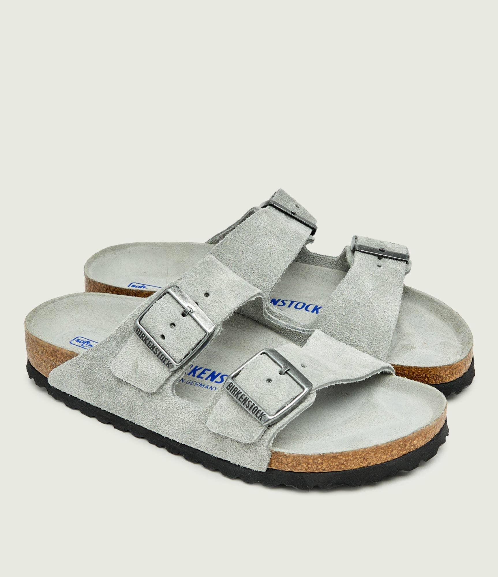 Birkenstock Șlapi Arizona | piele întoarsă | narrow fit soft footbed