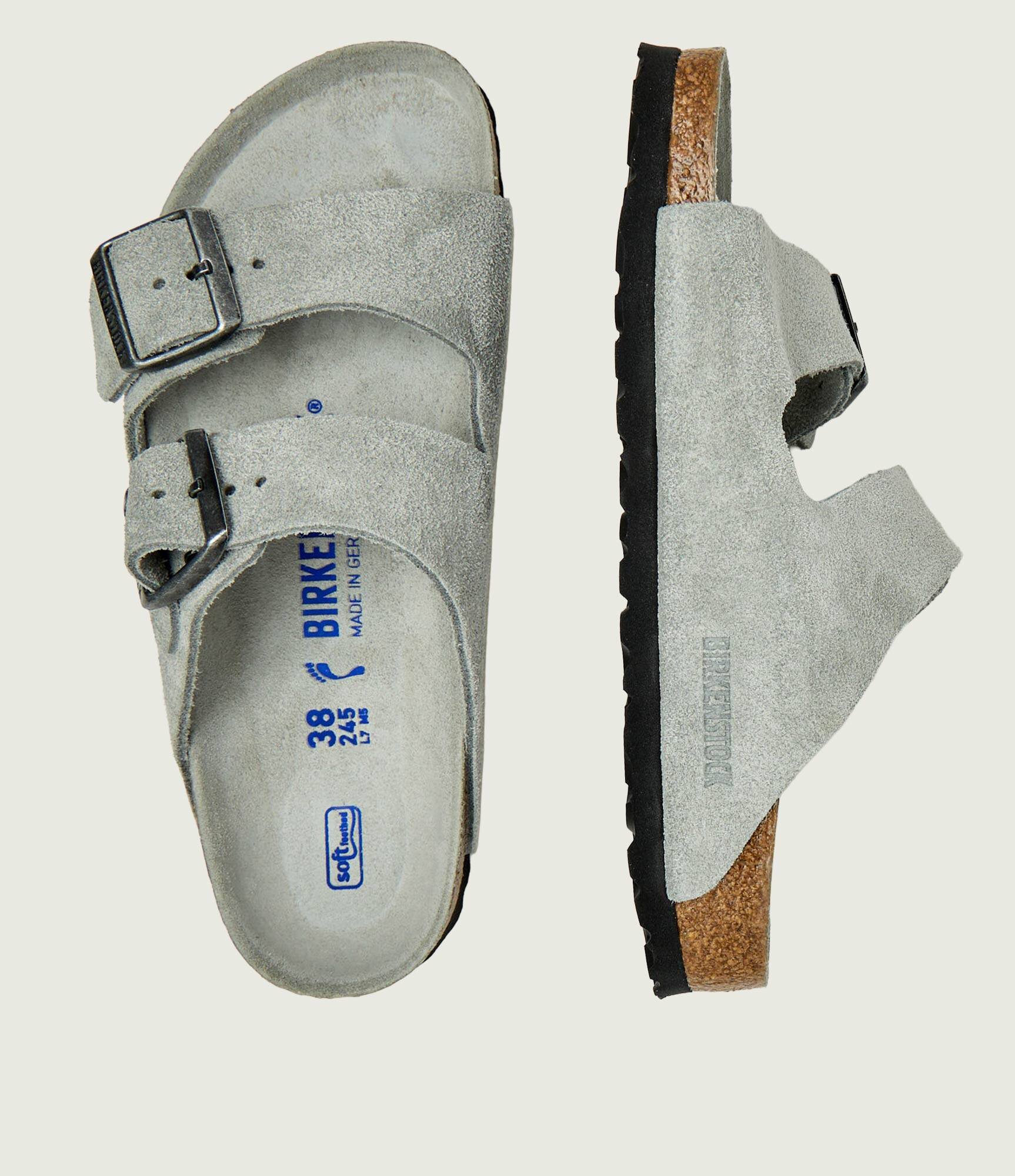 Birkenstock Șlapi Arizona | piele întoarsă | narrow fit soft footbed