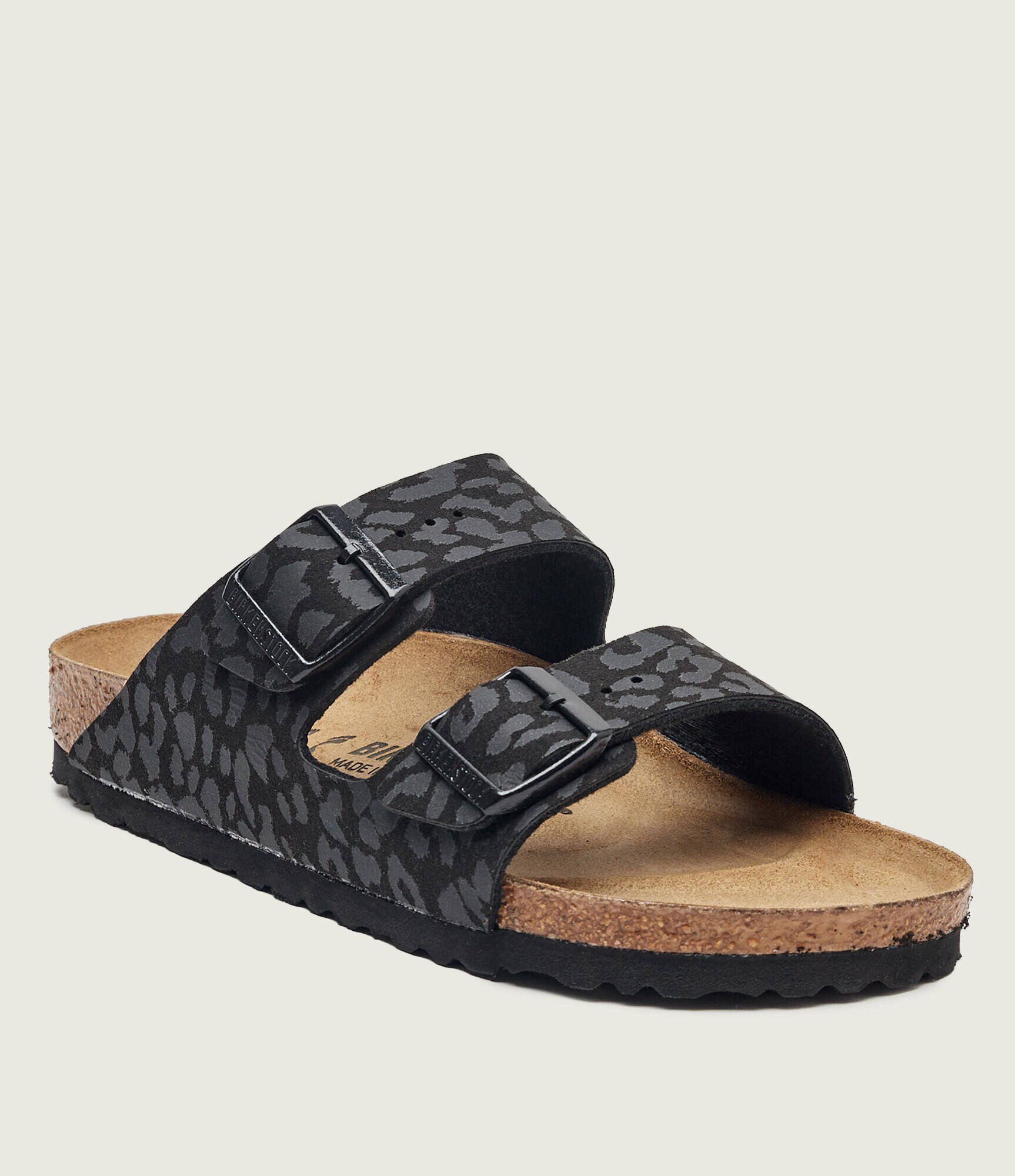 Birkenstock Șlapi Arizona SYN Leo| narrow fit cu adaos de piele
