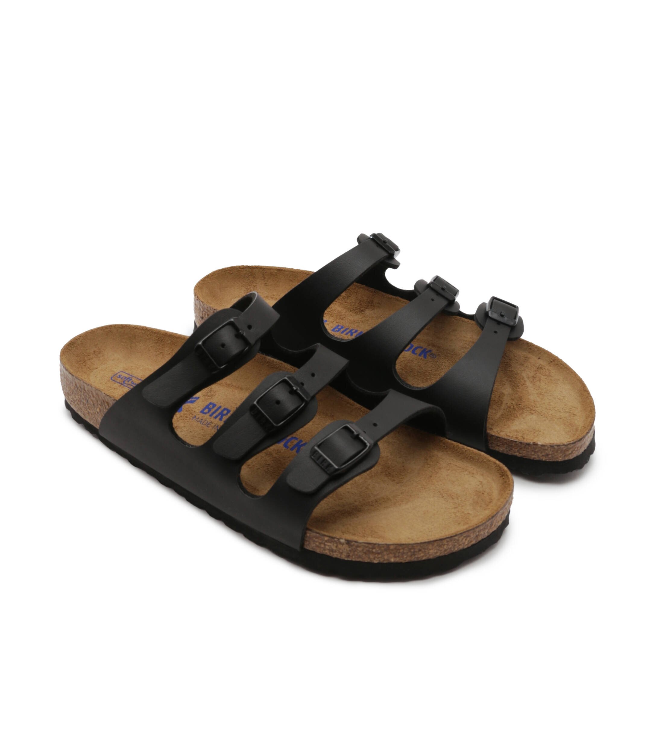 Birkenstock Șlapi Florida cu adaos de piele | narrow fit soft footbed