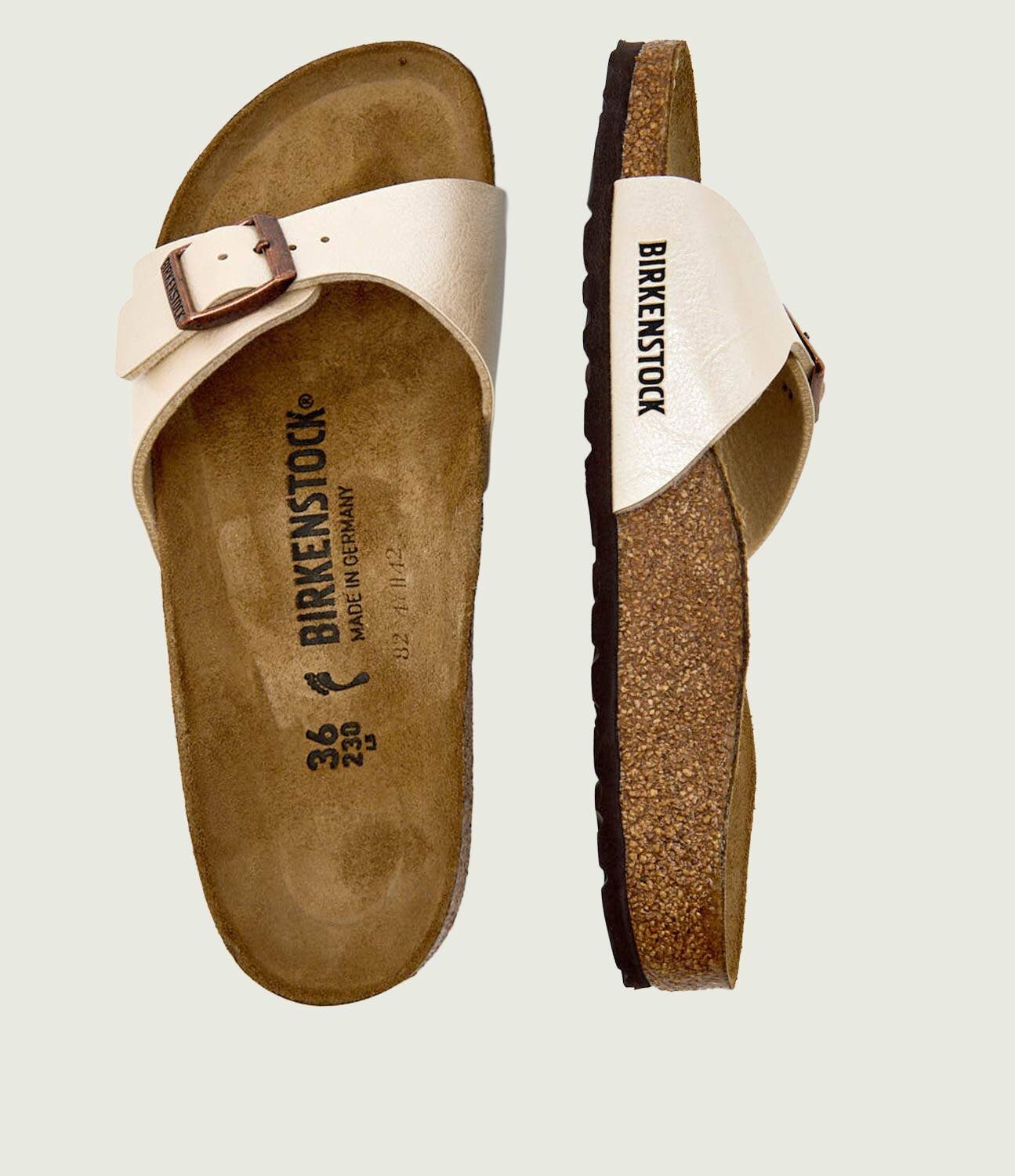 Birkenstock Șlapi Madrid cu adaos de piele | narrow fit