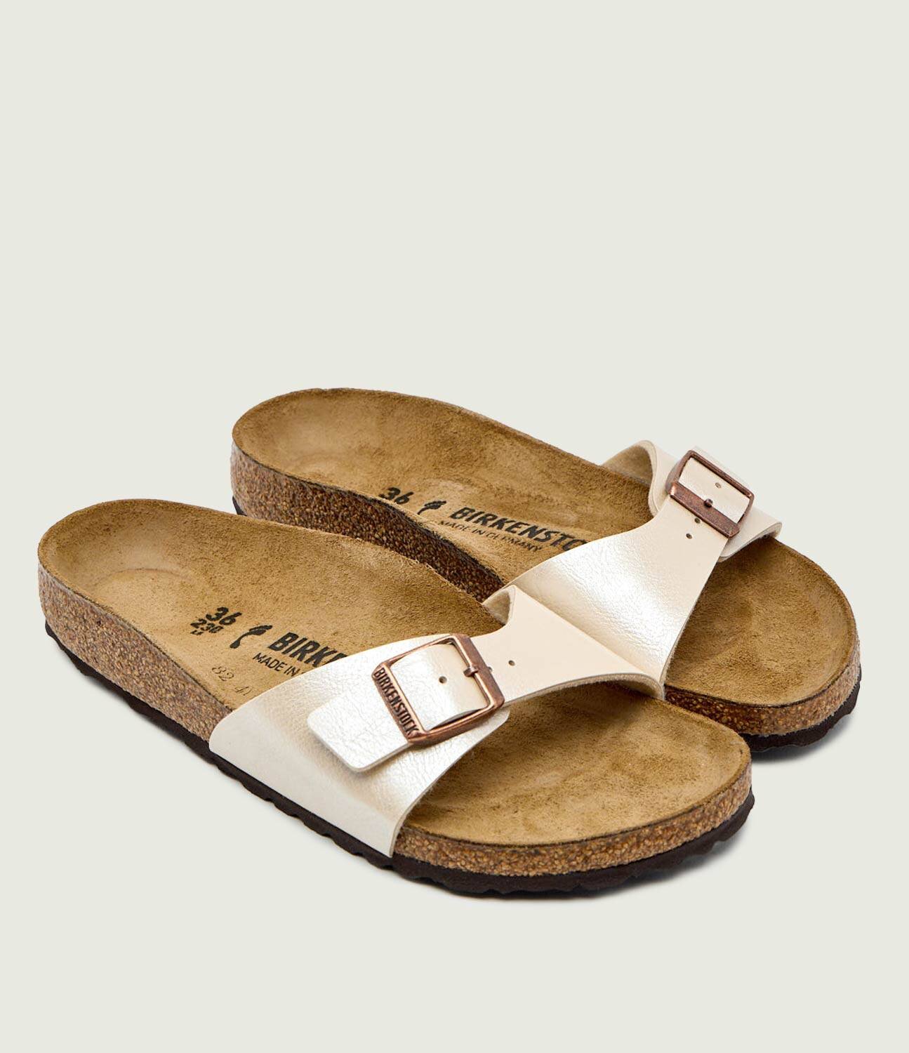 Birkenstock Șlapi Madrid cu adaos de piele | narrow fit