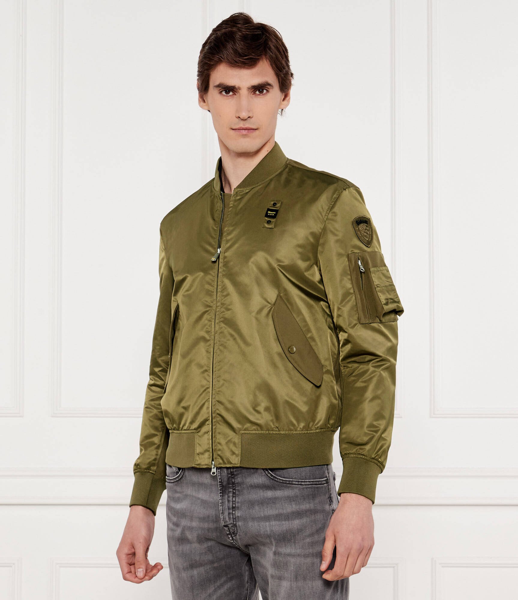 Blauer Geacă bomber ROCKY | Regular Fit