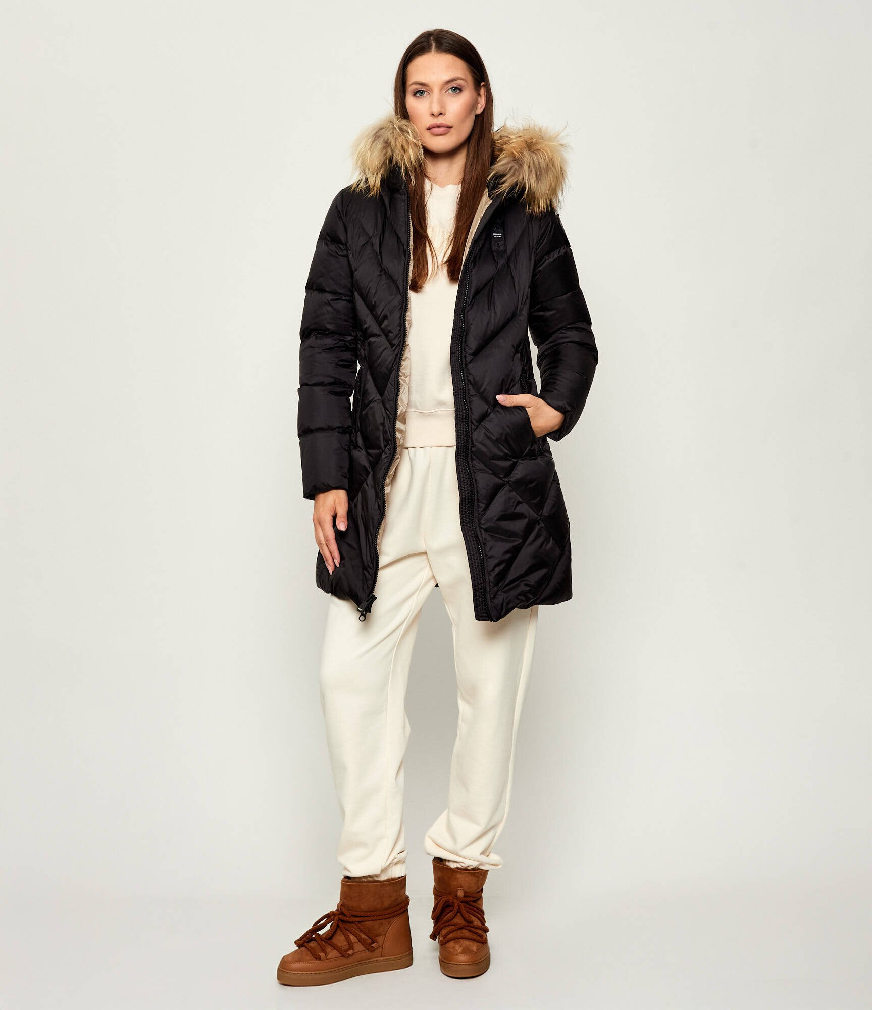 Blauer Geacă de puf Althea | Relaxed fit