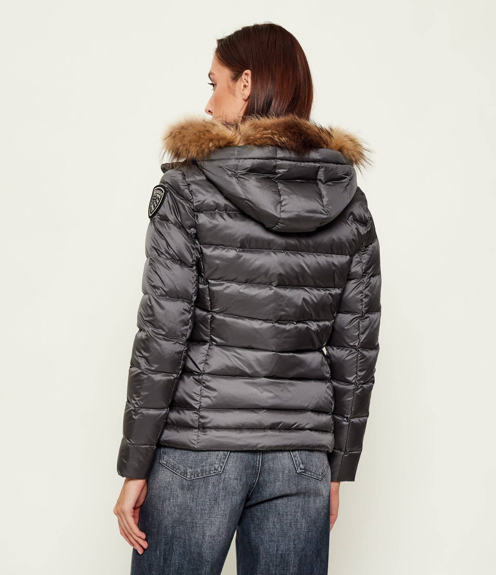Blauer Geacă de puf ARCADIA | Slim Fit